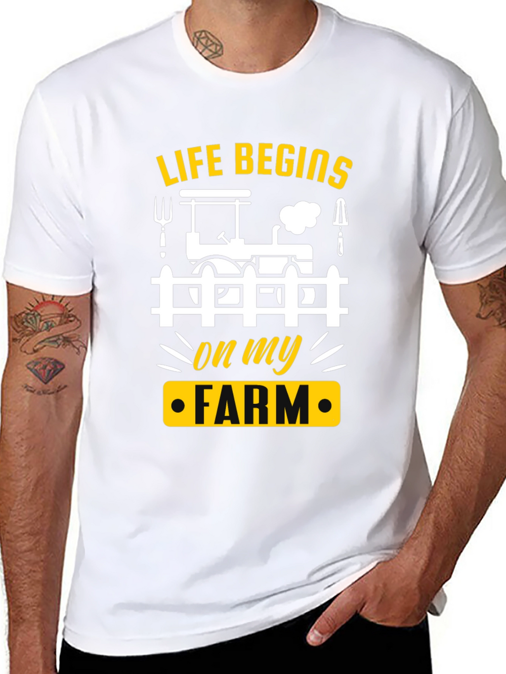 Life Begins On My Farm T-Shirt