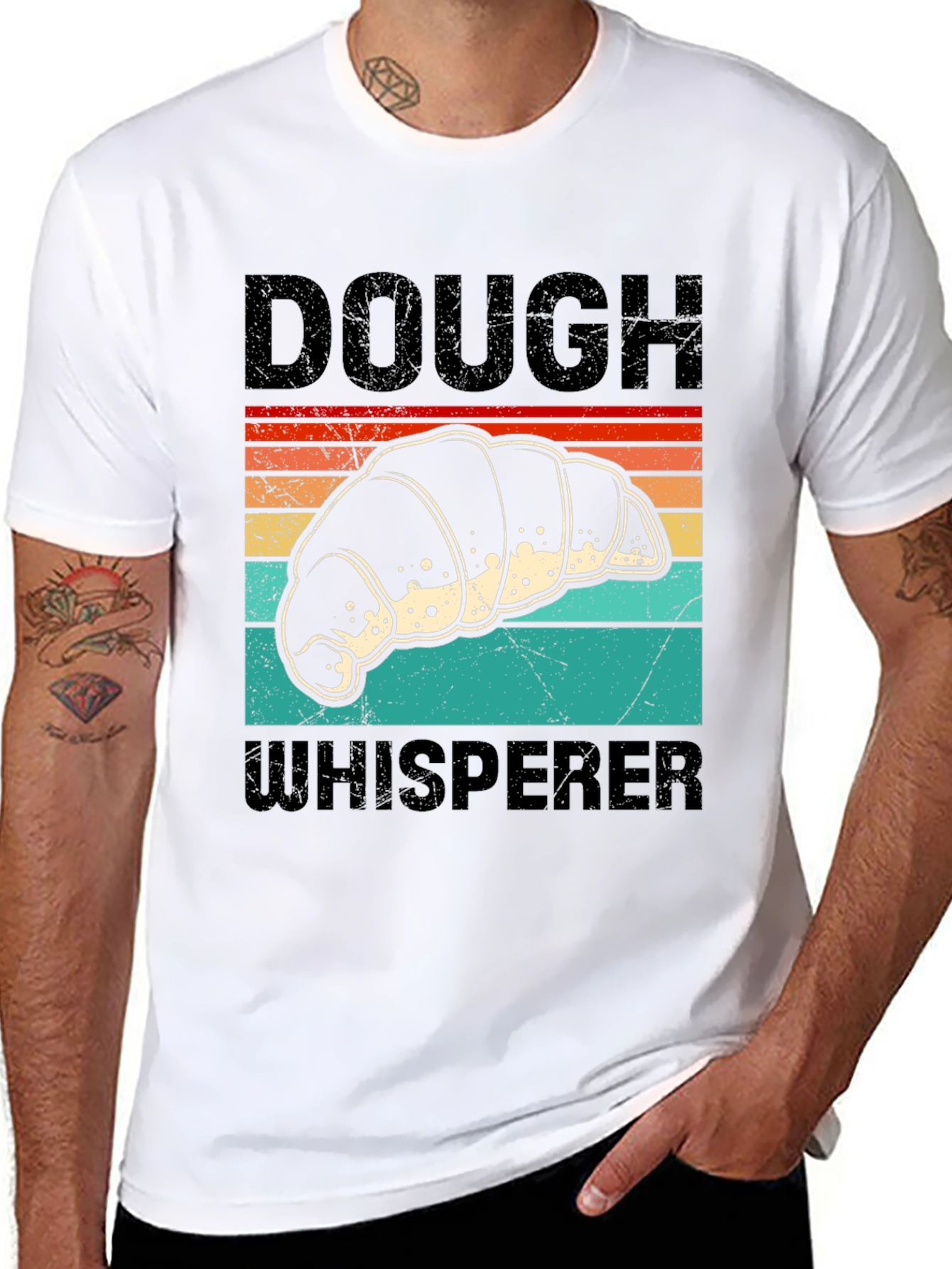 Dough Whisperer Croissant Graphic Tee