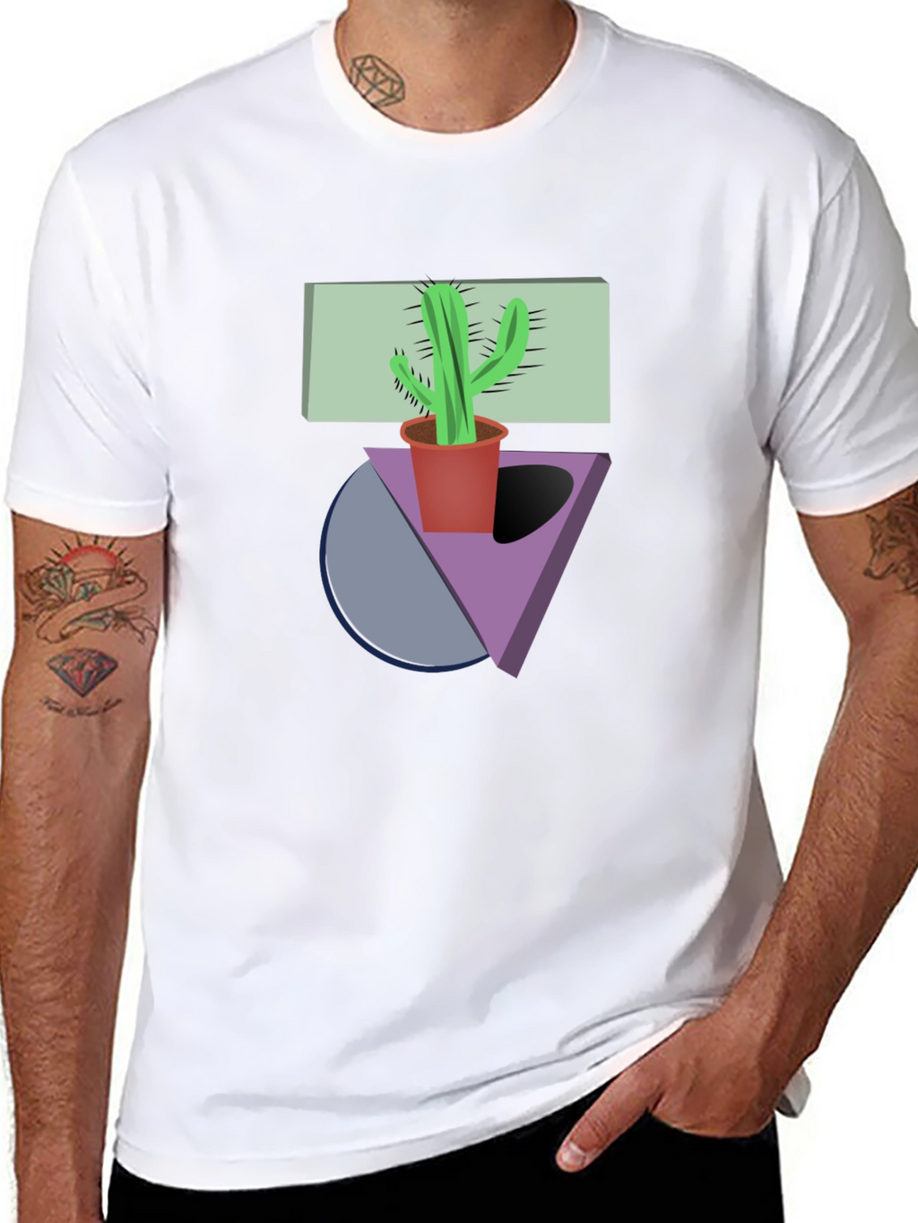 Cactus Graphic Tee - Stylish & Unique