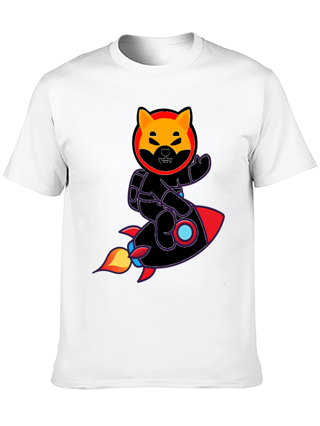 Shiba Inu Rocket T-Shirt - Crypto Doge Meme Tee