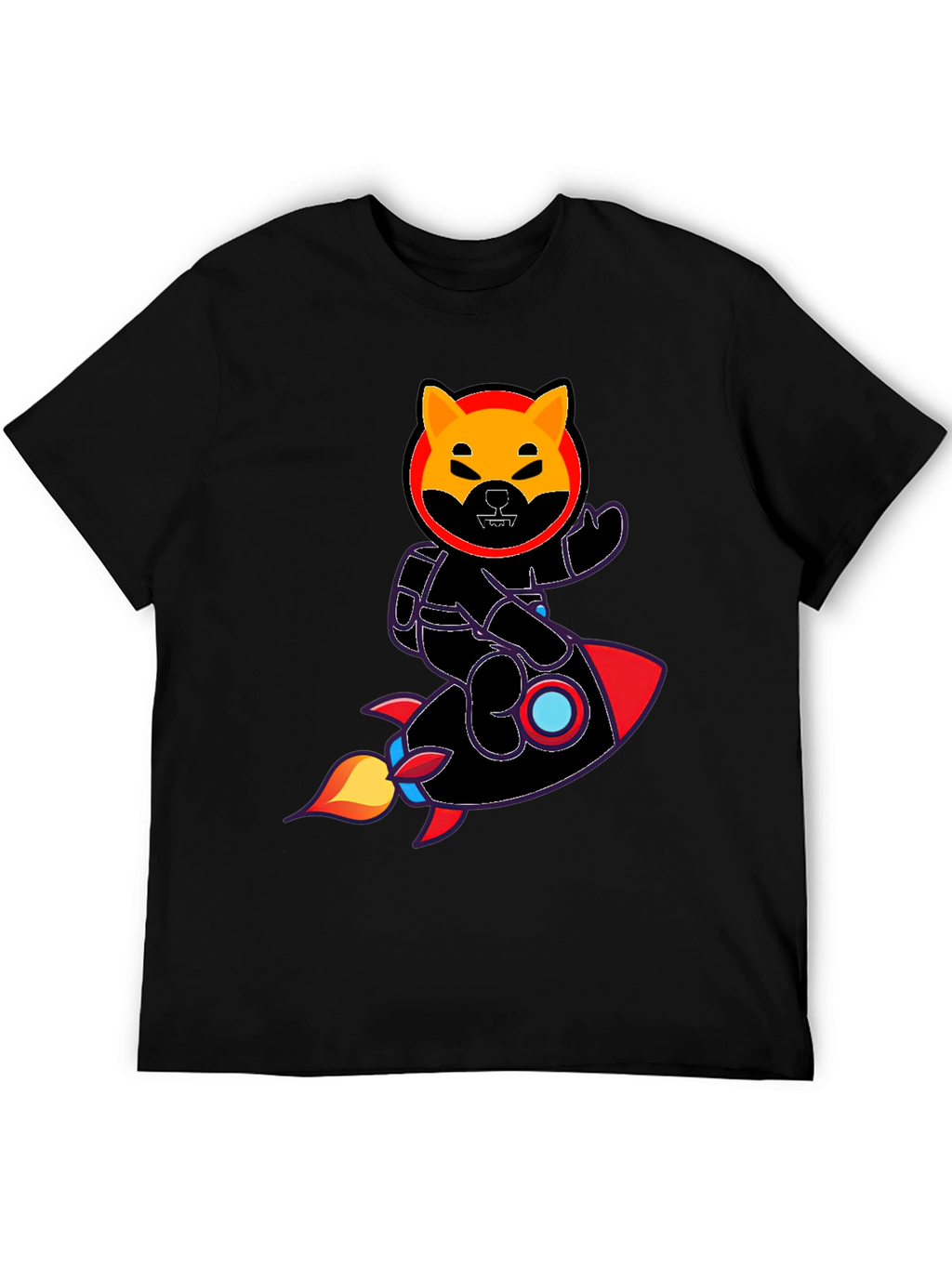 Shiba Inu Rocket T-Shirt - Crypto Doge Meme Tee