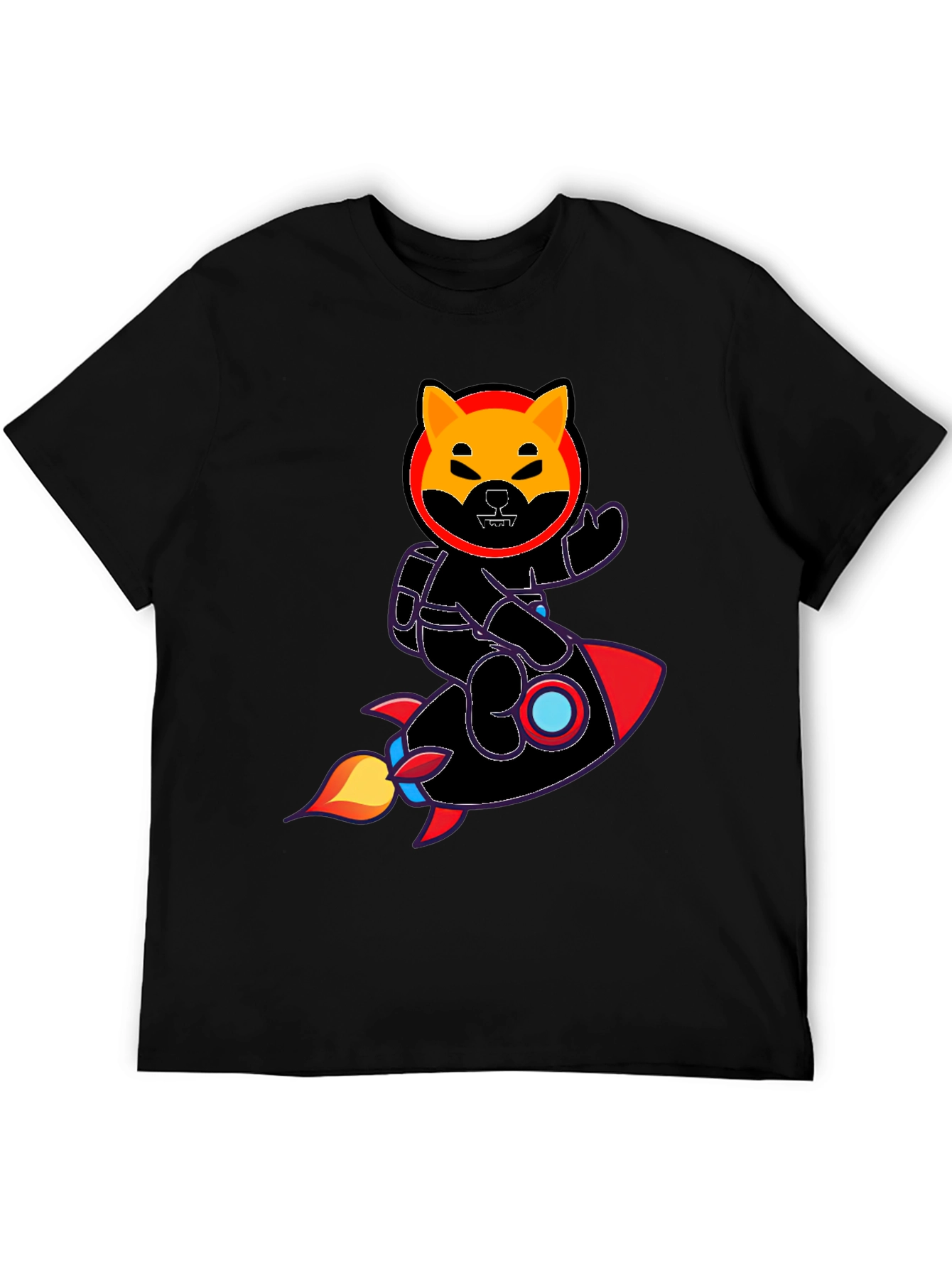 Shiba Inu Rocket T-Shirt - Crypto Doge Meme Tee