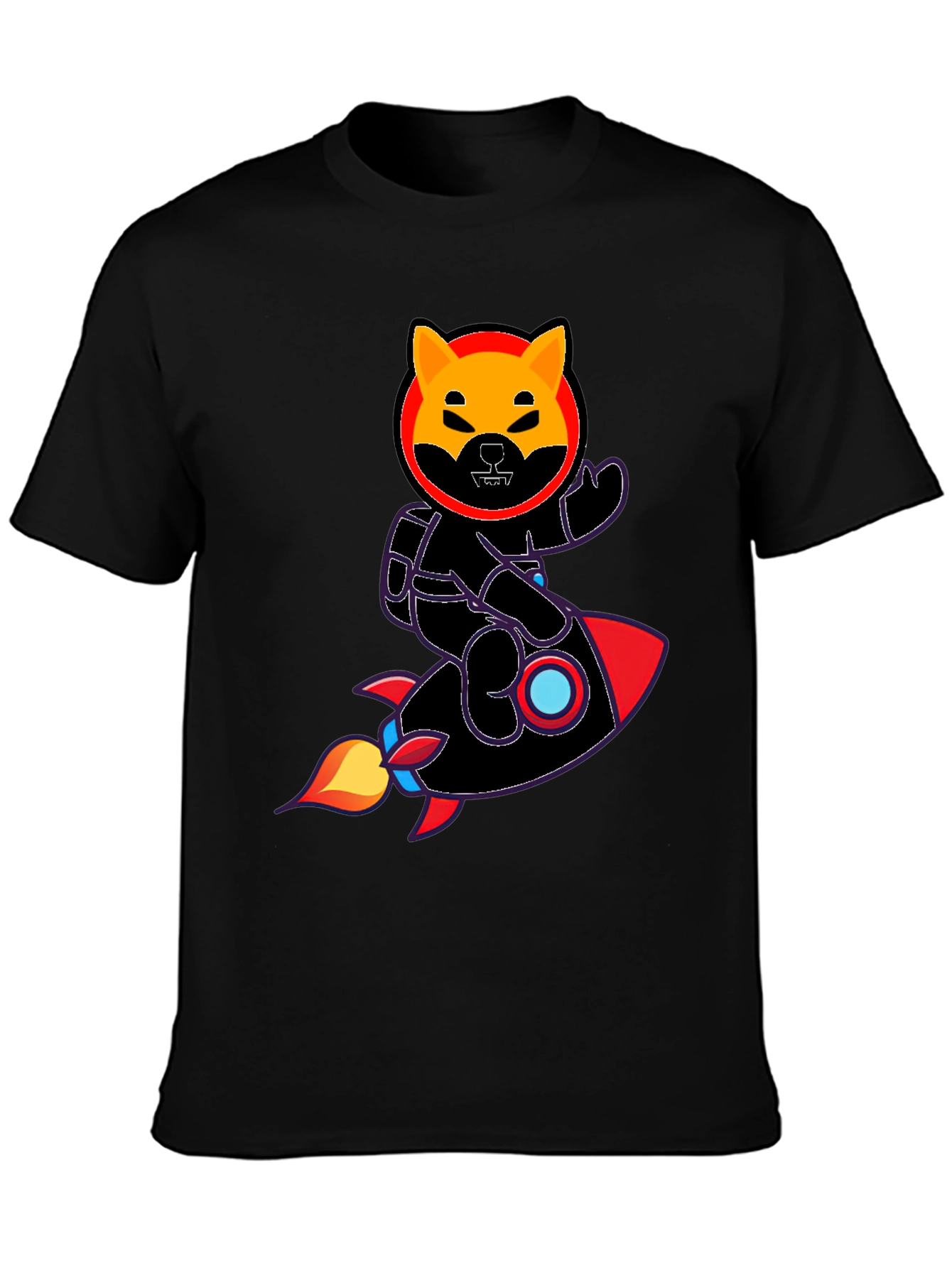 Shiba Inu Rocket T-Shirt - Crypto Doge Meme Tee