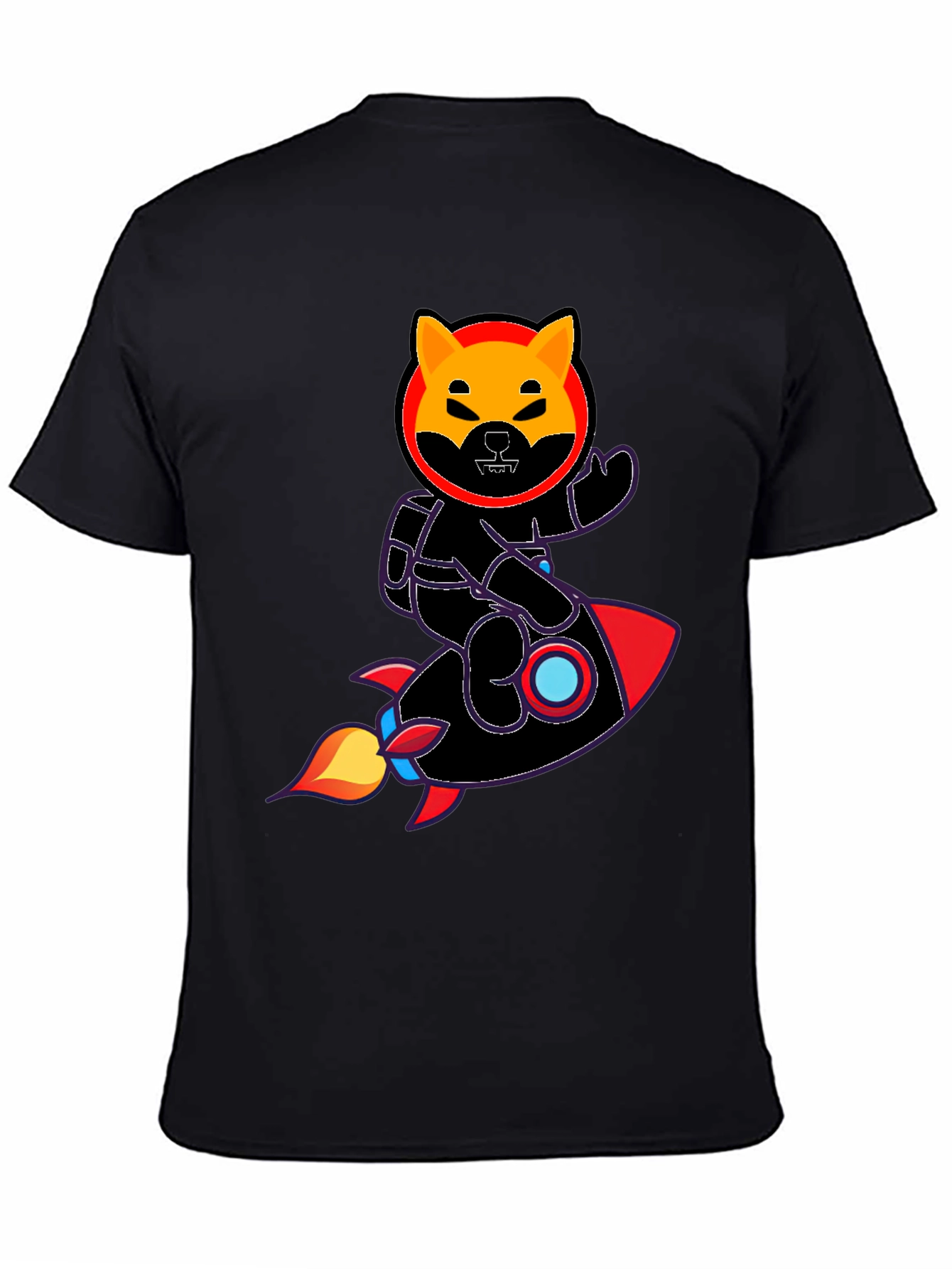 Shiba Inu Rocket T-Shirt - Crypto Doge Meme Tee
