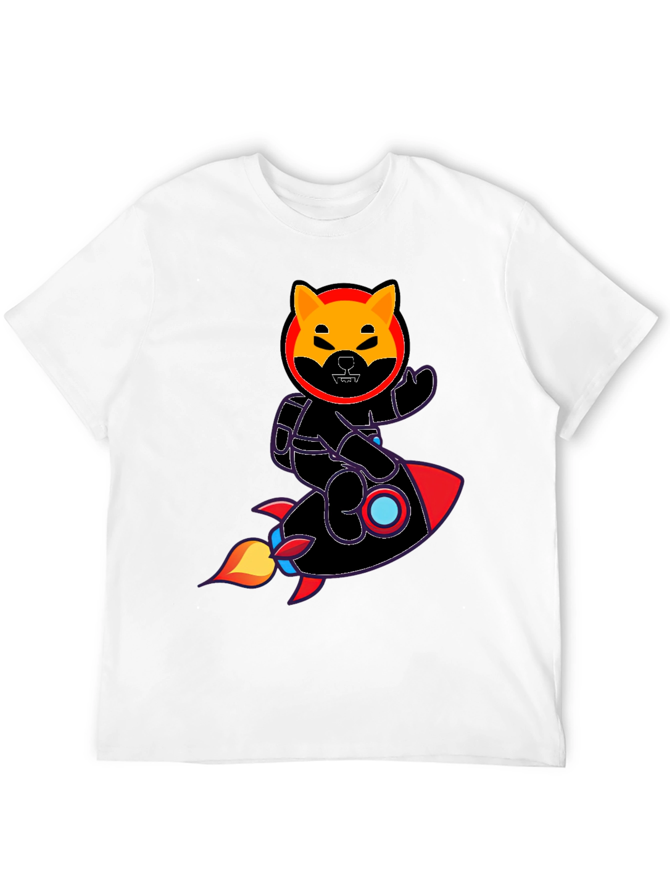 Shiba Inu Rocket T-Shirt - Crypto Doge Meme Tee