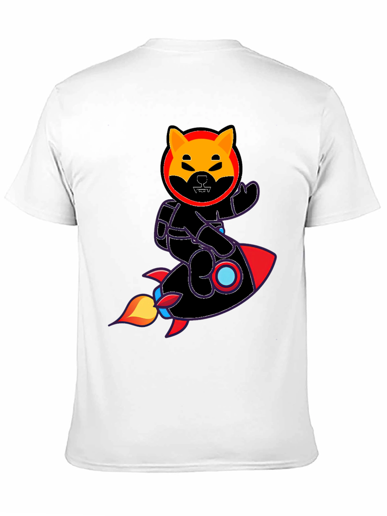 Shiba Inu Rocket T-Shirt - Crypto Doge Meme Tee