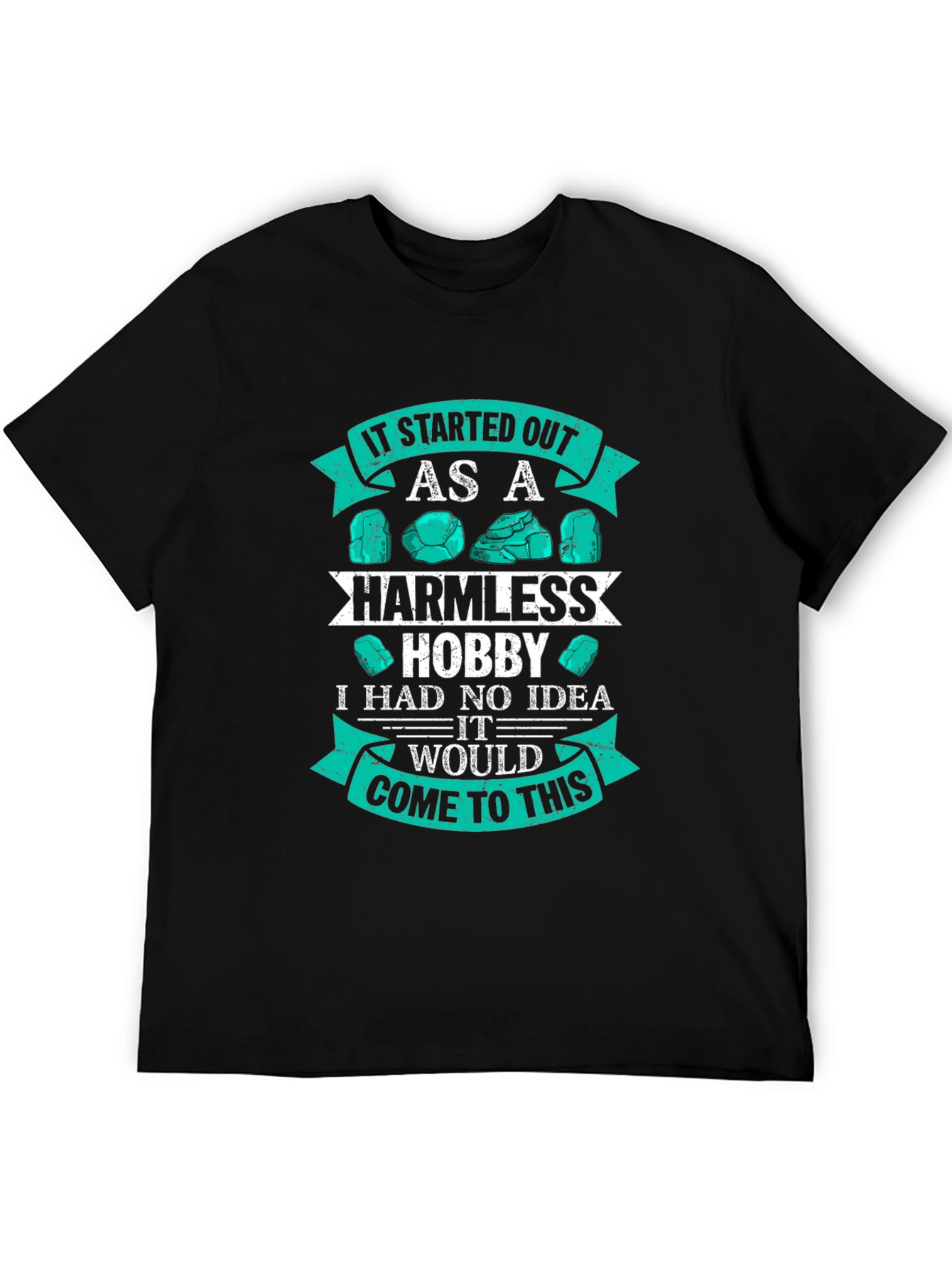 Harmless Hobby Rock Collecting Graphic Tee