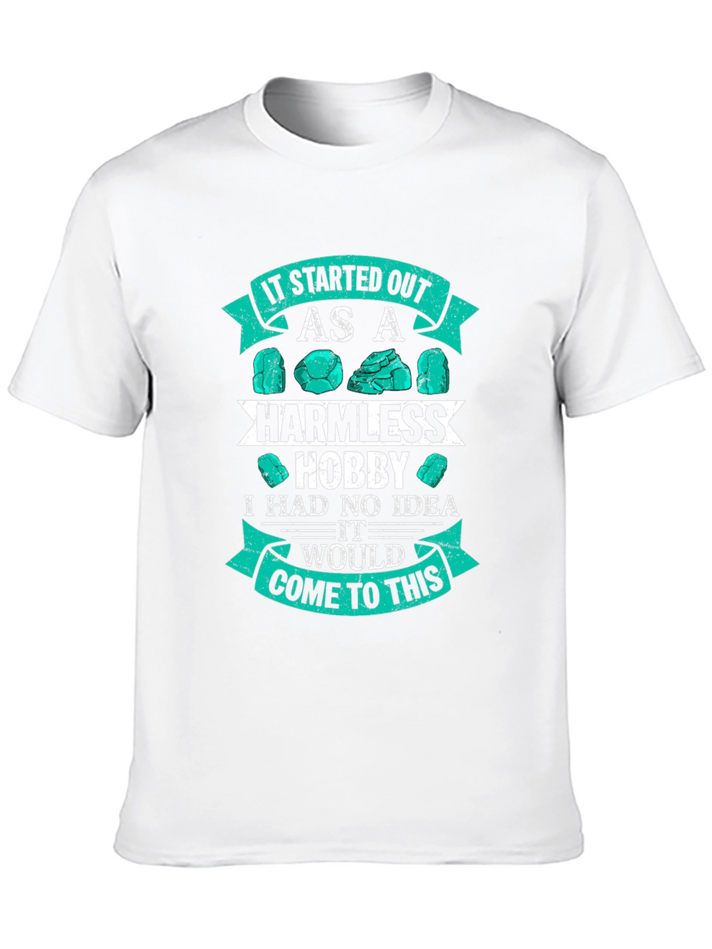 Harmless Hobby Rock Collecting Graphic Tee