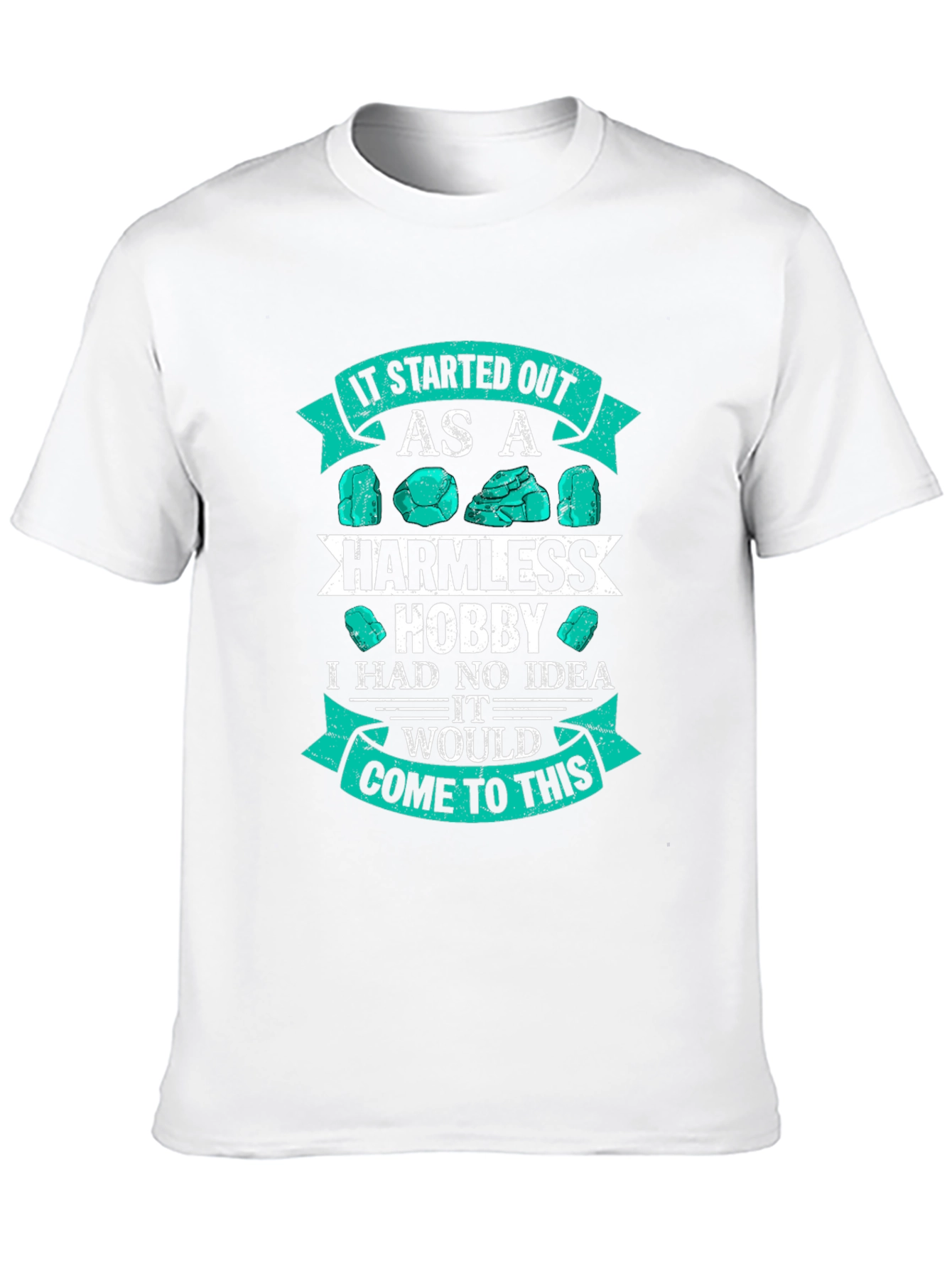 Harmless Hobby Rock Collecting Graphic Tee