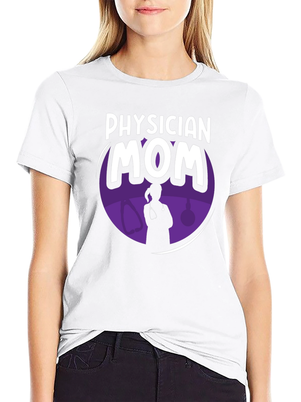 Physician Mom Graphic T-Shirt - Stylish & Comfortable