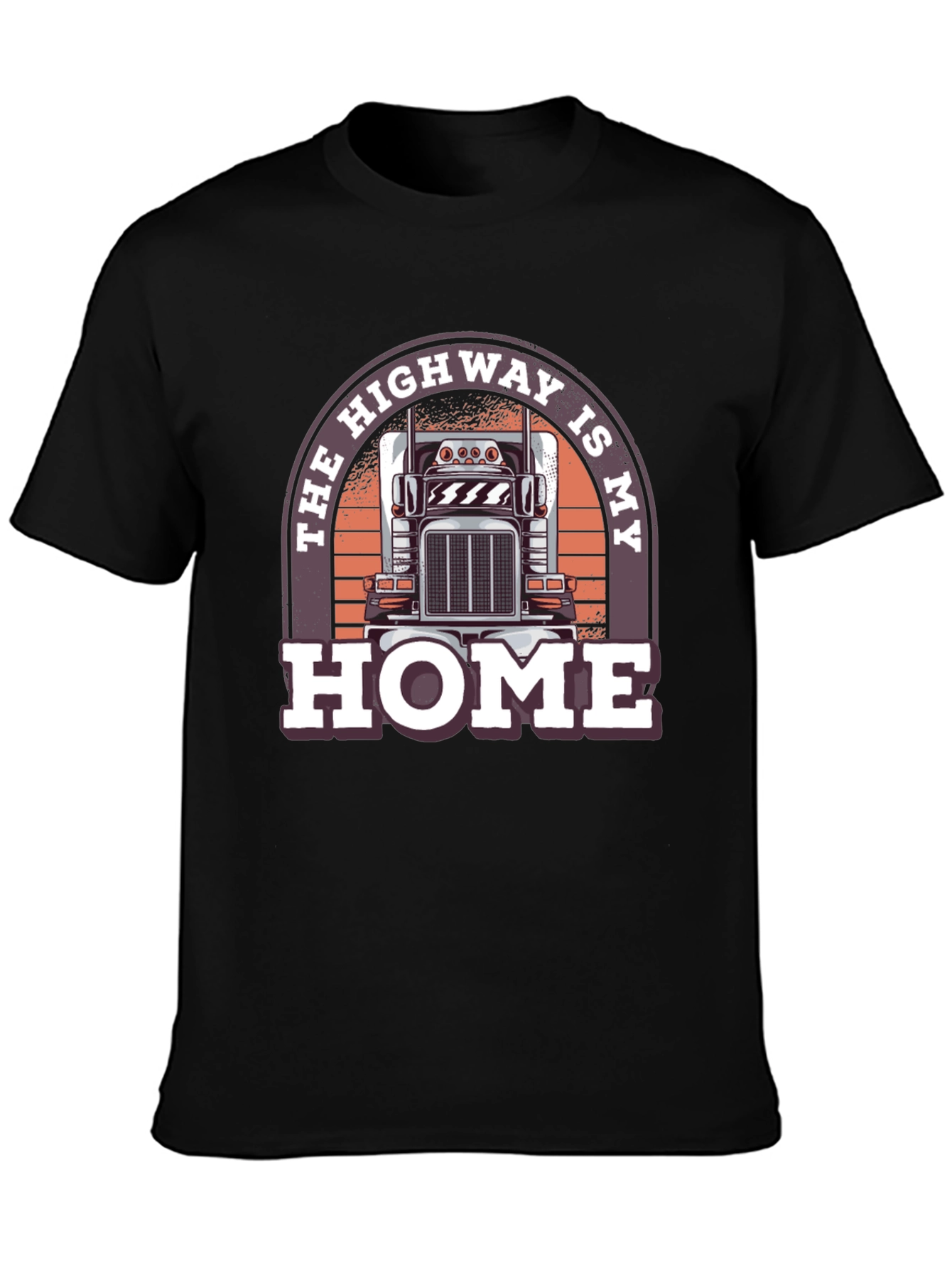 Highway Is My Home Trucker T-Shirt