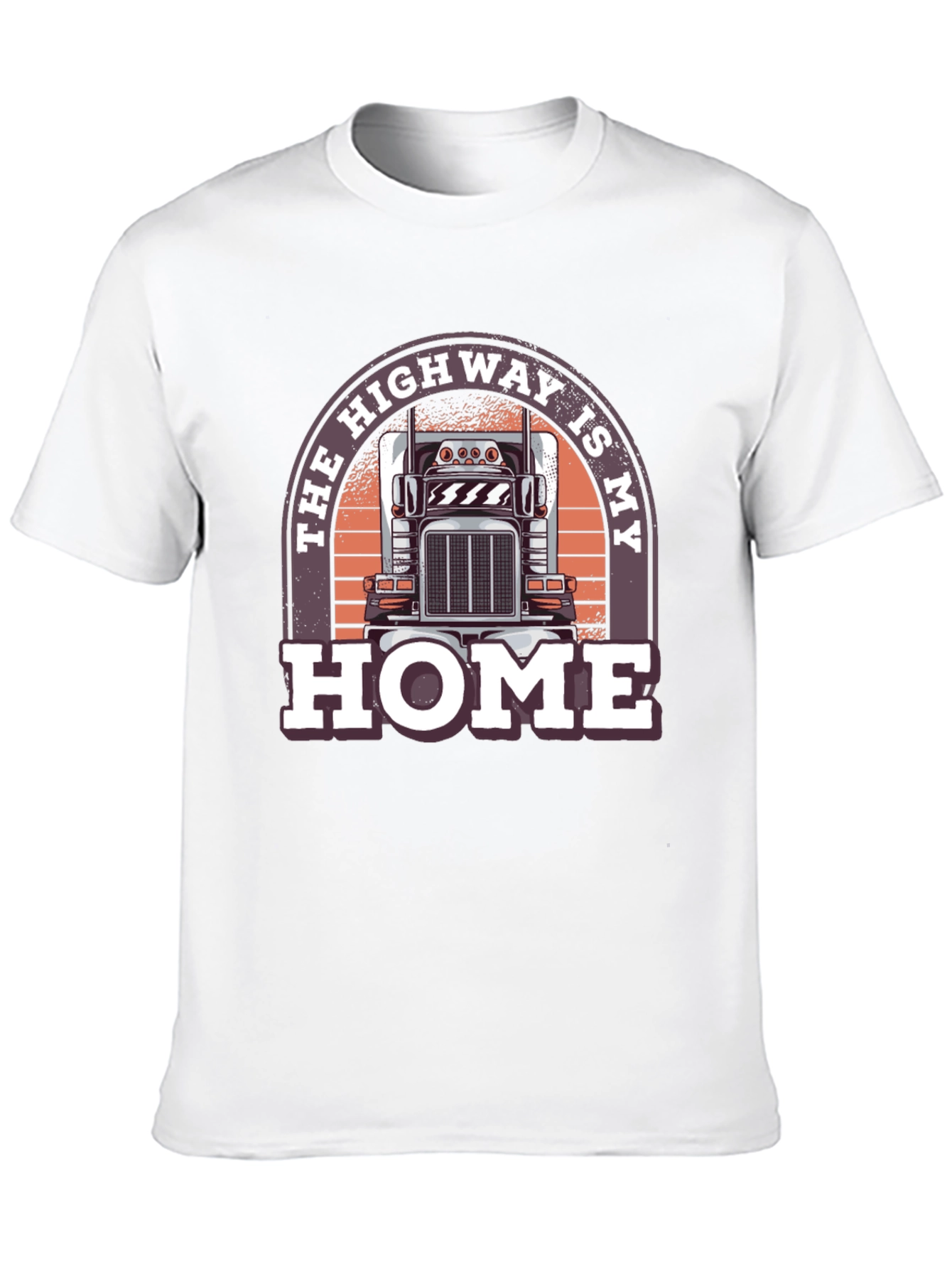 Highway Is My Home Trucker T-Shirt