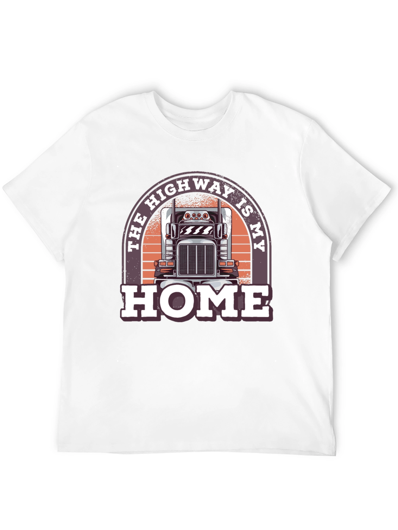 Highway Is My Home Trucker T-Shirt