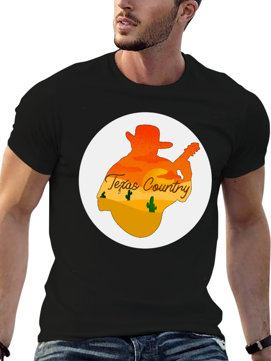 Texas Country Music Graphic Tee