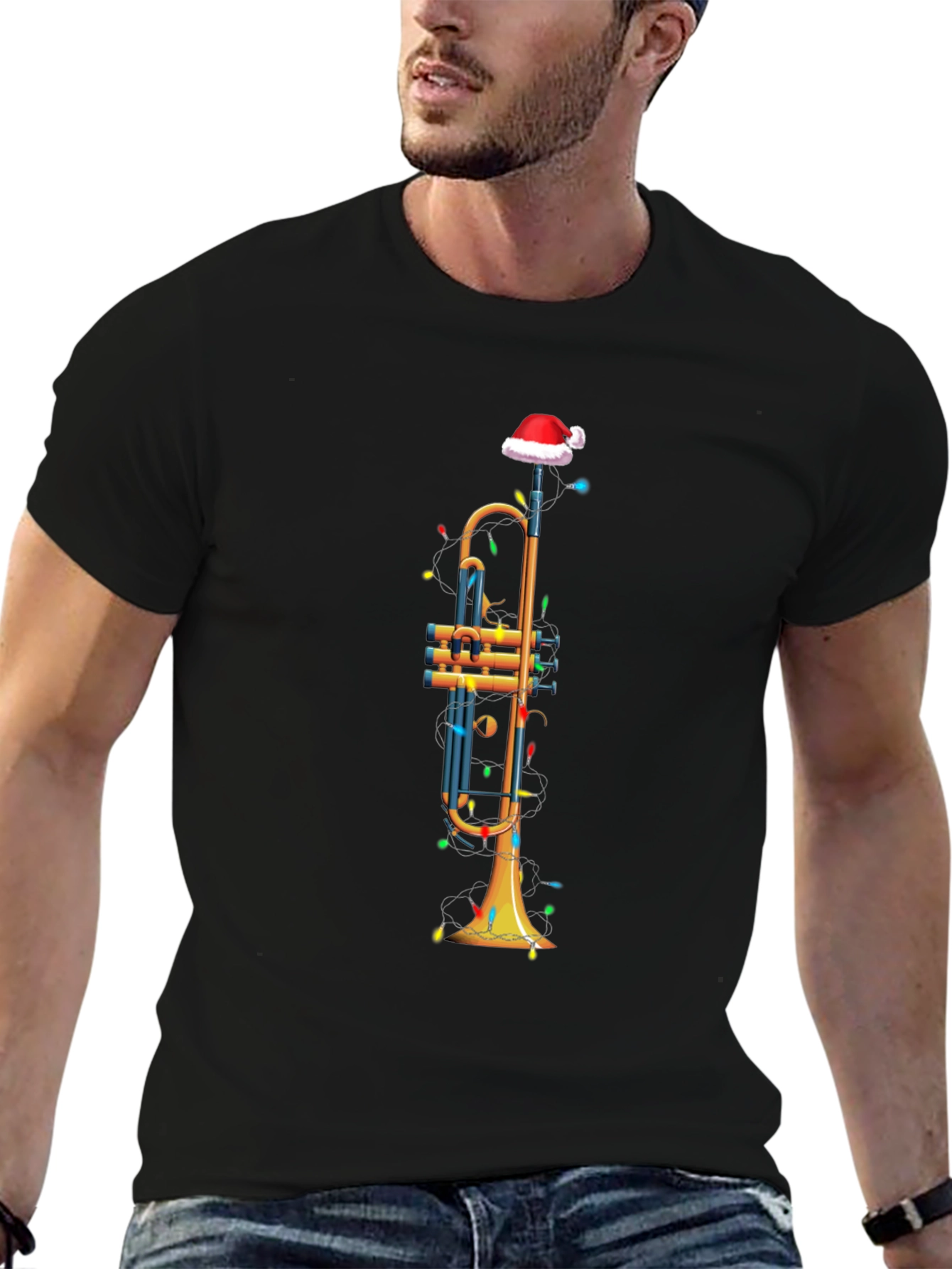 Christmas Trumpet T-Shirt - Holiday Music Tee