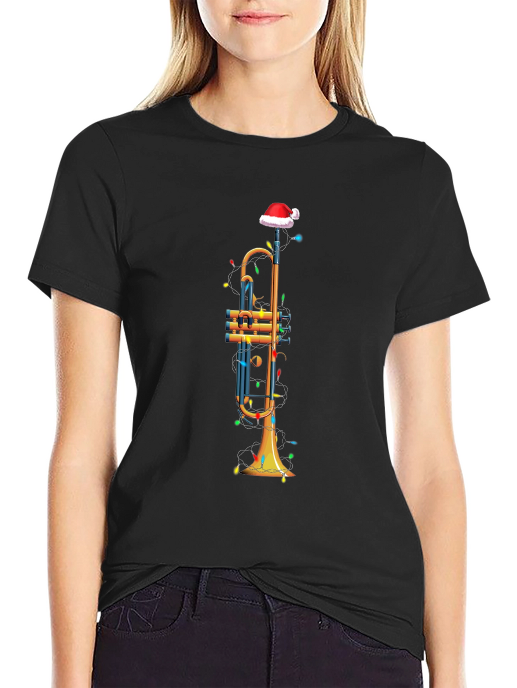 Christmas Trumpet T-Shirt - Holiday Music Tee