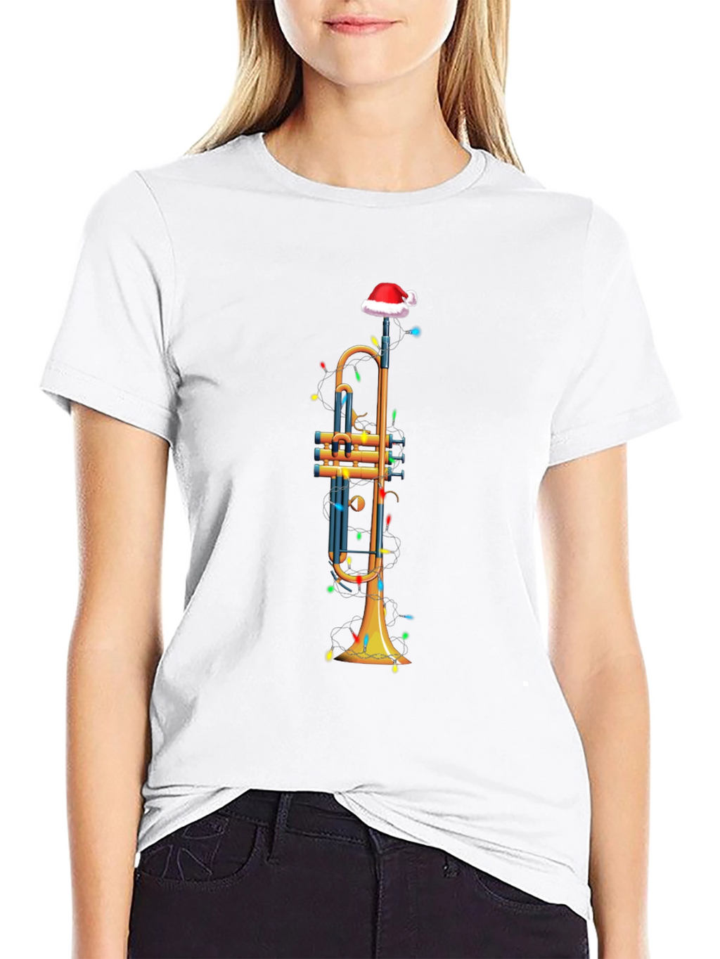 Christmas Trumpet T-Shirt - Holiday Music Tee