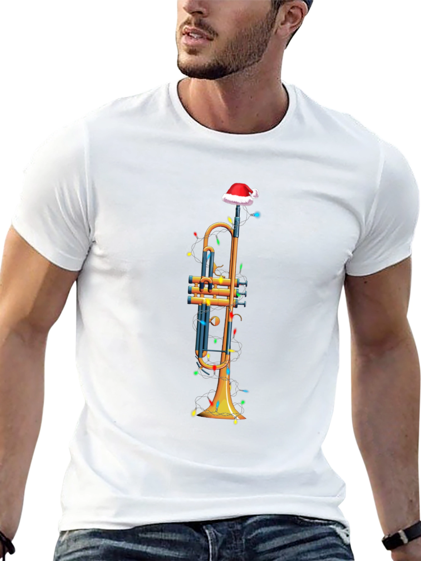 Christmas Trumpet T-Shirt - Holiday Music Tee