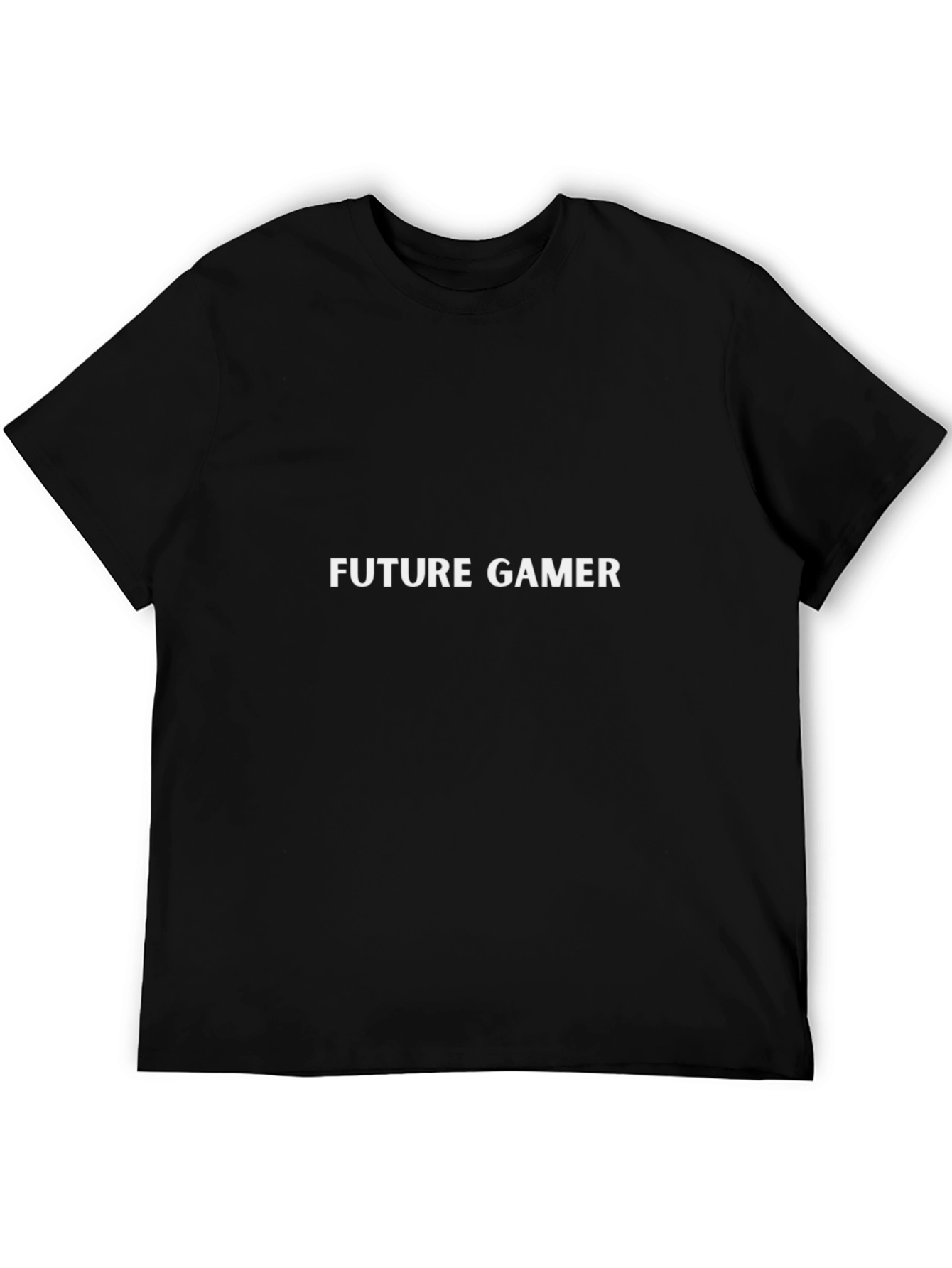 Future Gamer Black Cotton T-Shirt