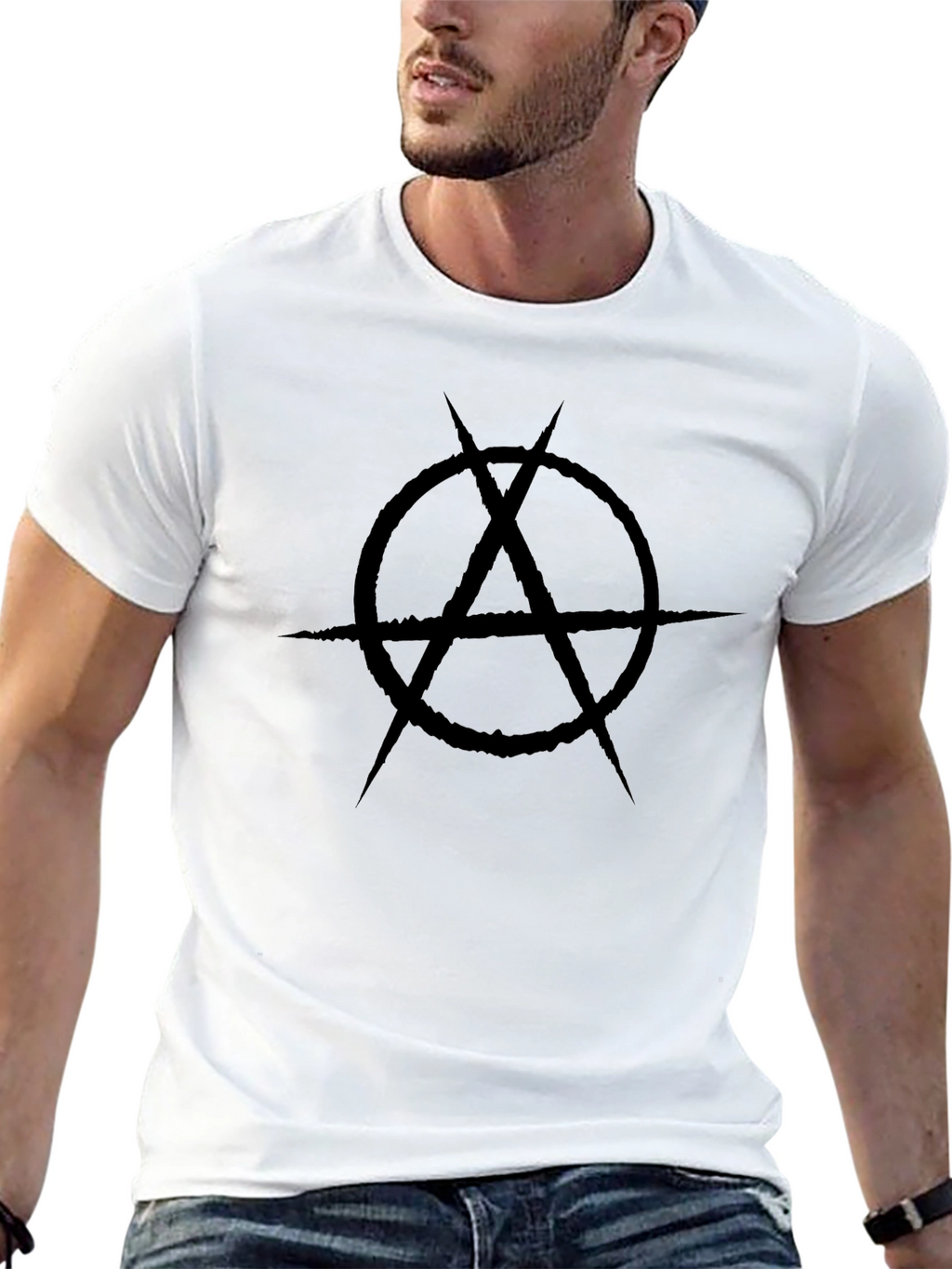 Anarchy Symbol Black T-Shirt