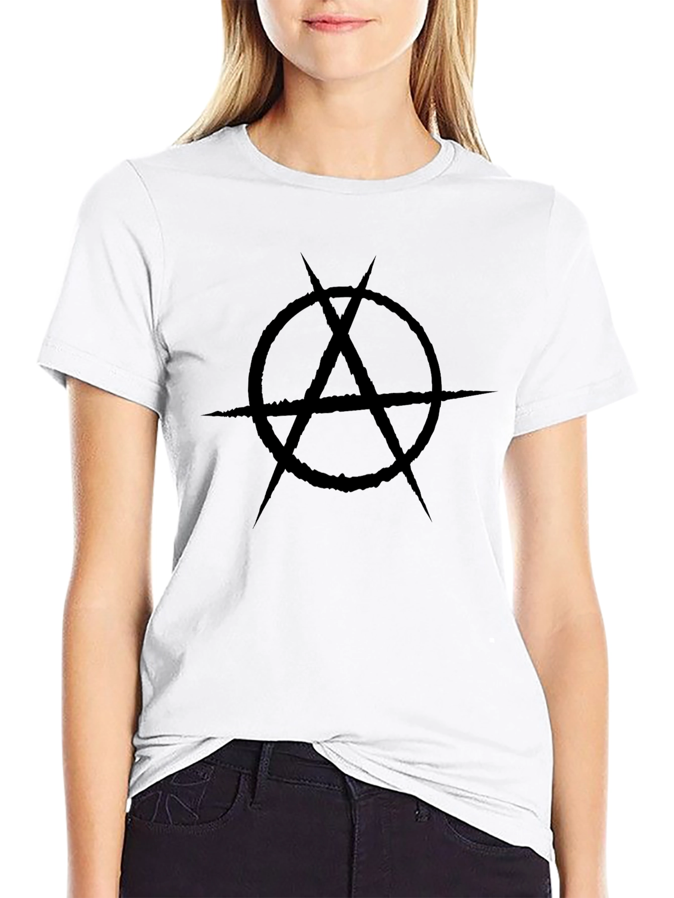 Anarchy Symbol Black T-Shirt