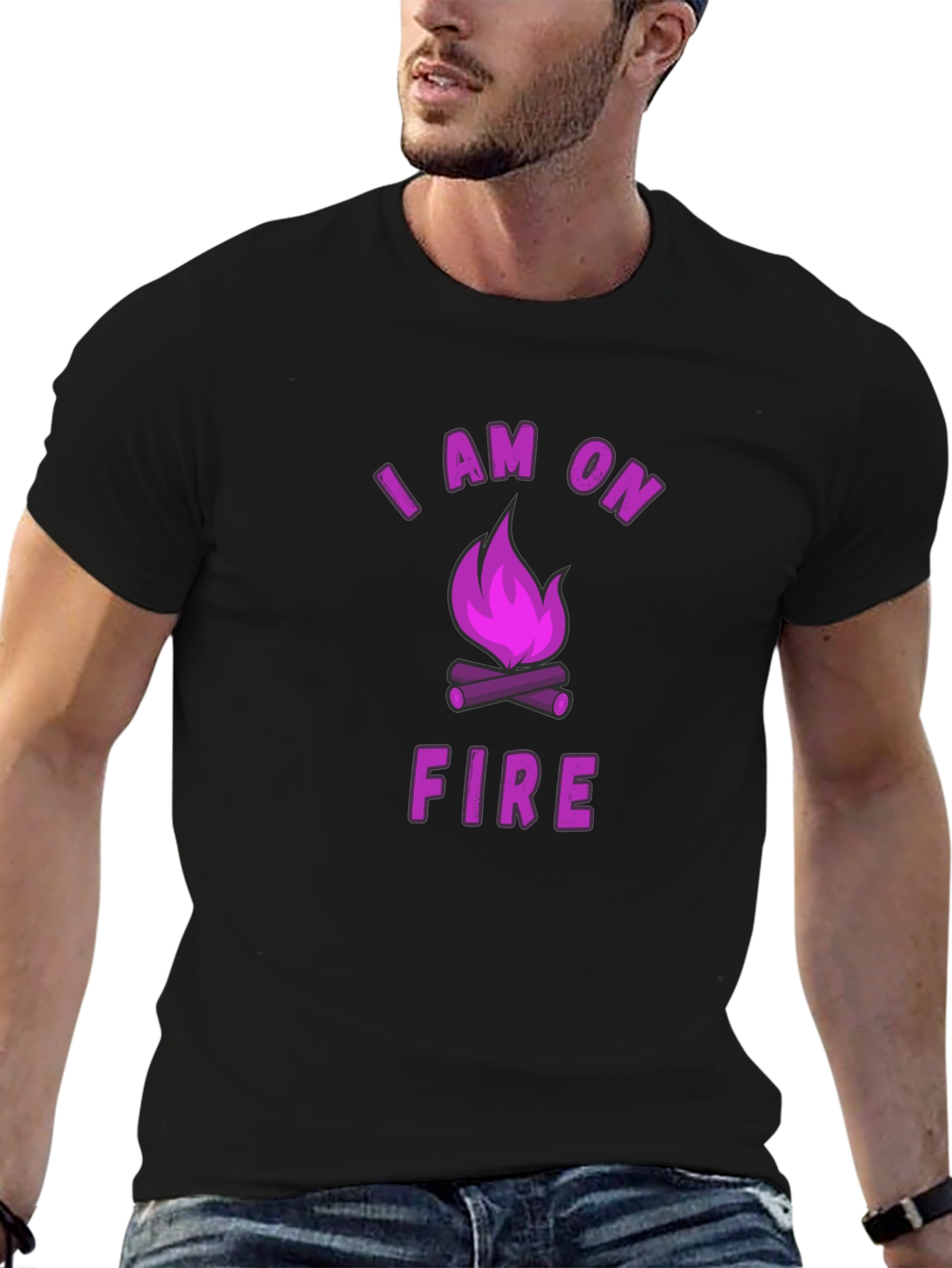 I am on Fire Graphic T-Shirt