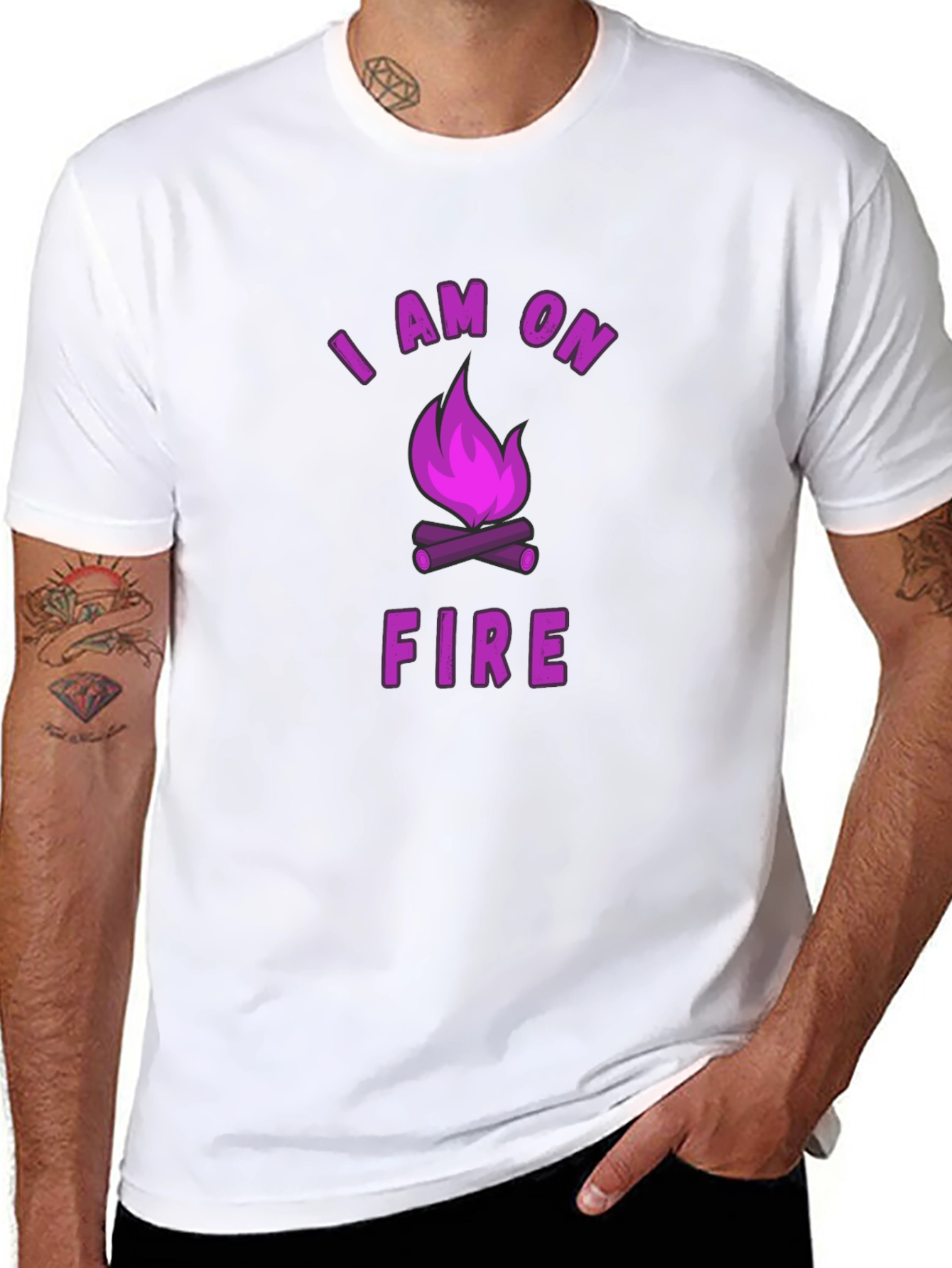 I am on Fire Graphic T-Shirt