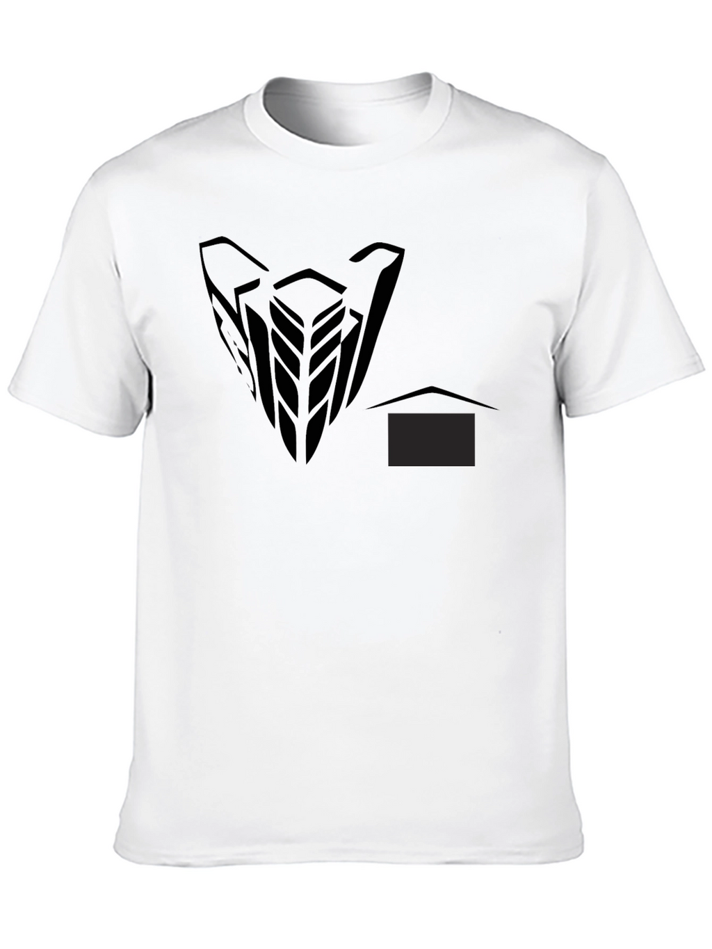 Mens Black Graphic Print Short Sleeve T-Shirt