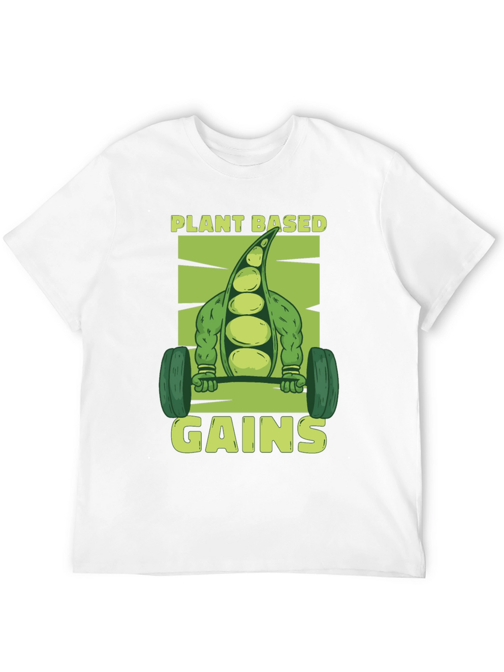 Plant-Based Gains T-Shirt - Vegan Fitness Apparel