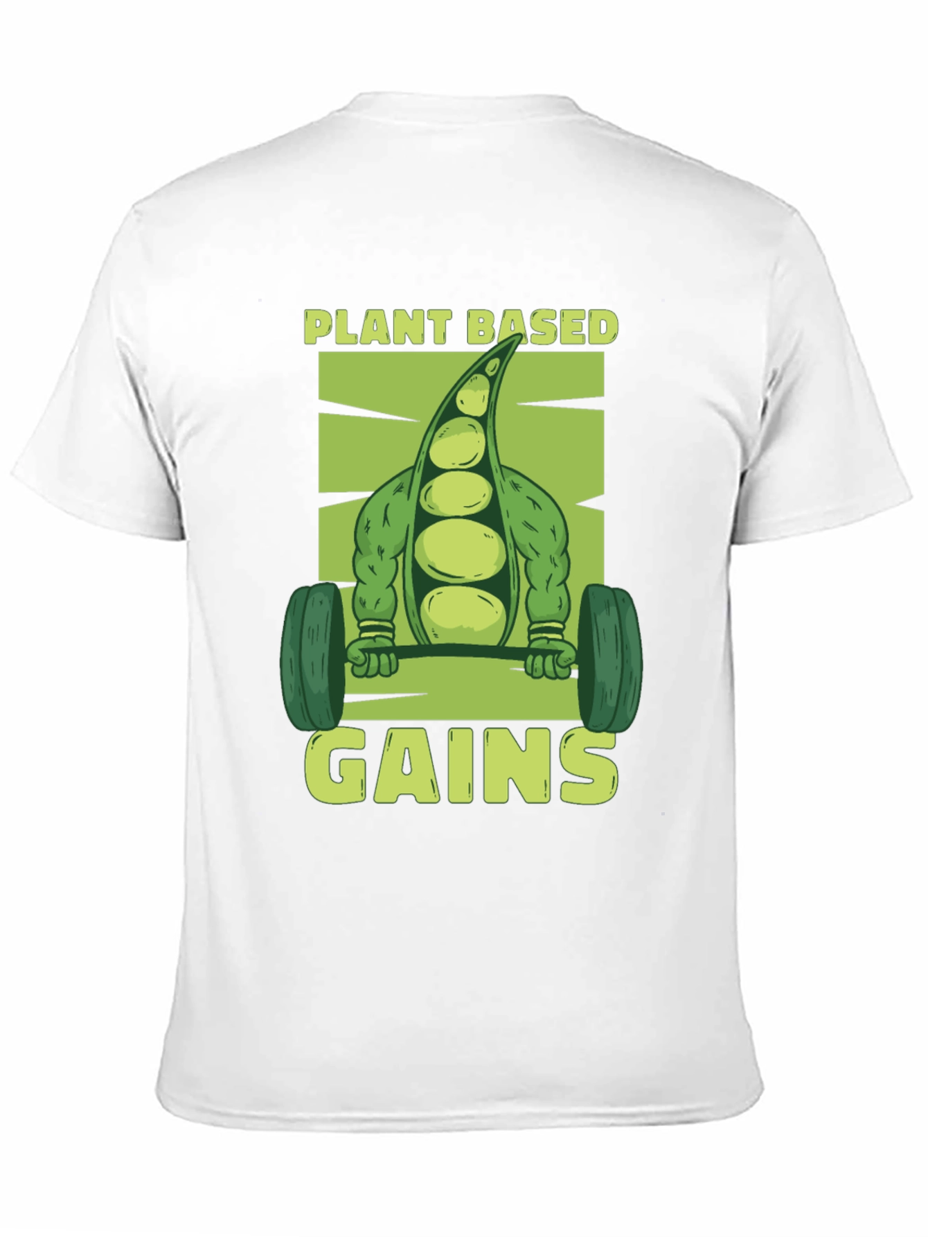 Plant-Based Gains T-Shirt - Vegan Fitness Apparel
