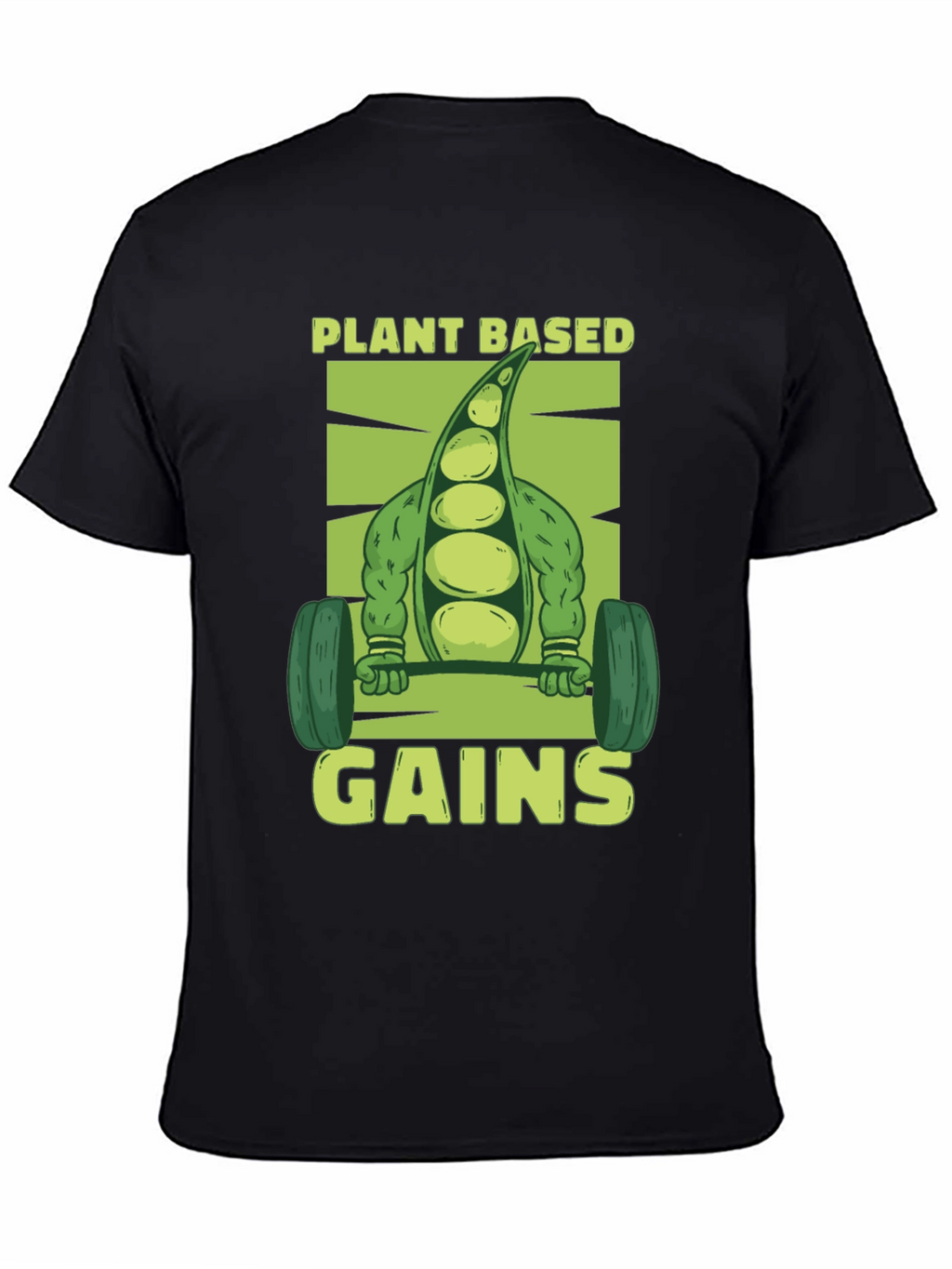 Plant-Based Gains T-Shirt - Vegan Fitness Apparel