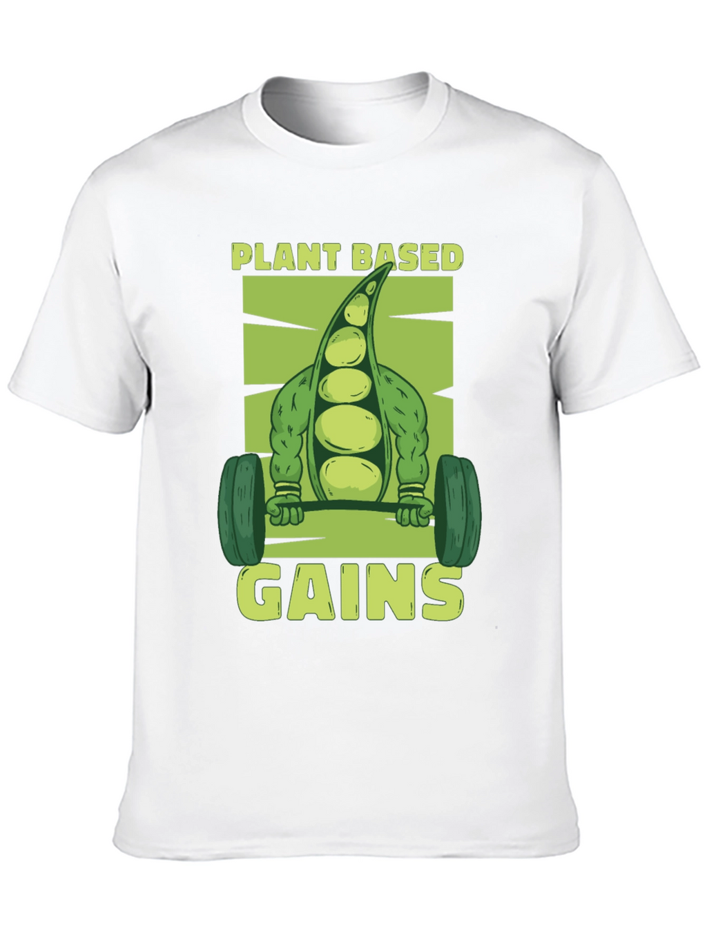 Plant-Based Gains T-Shirt - Vegan Fitness Apparel