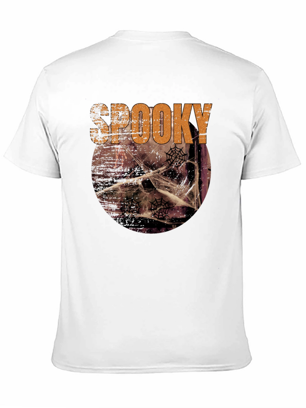 Spooky Halloween Graphic Tee - Mens Black T-Shirt