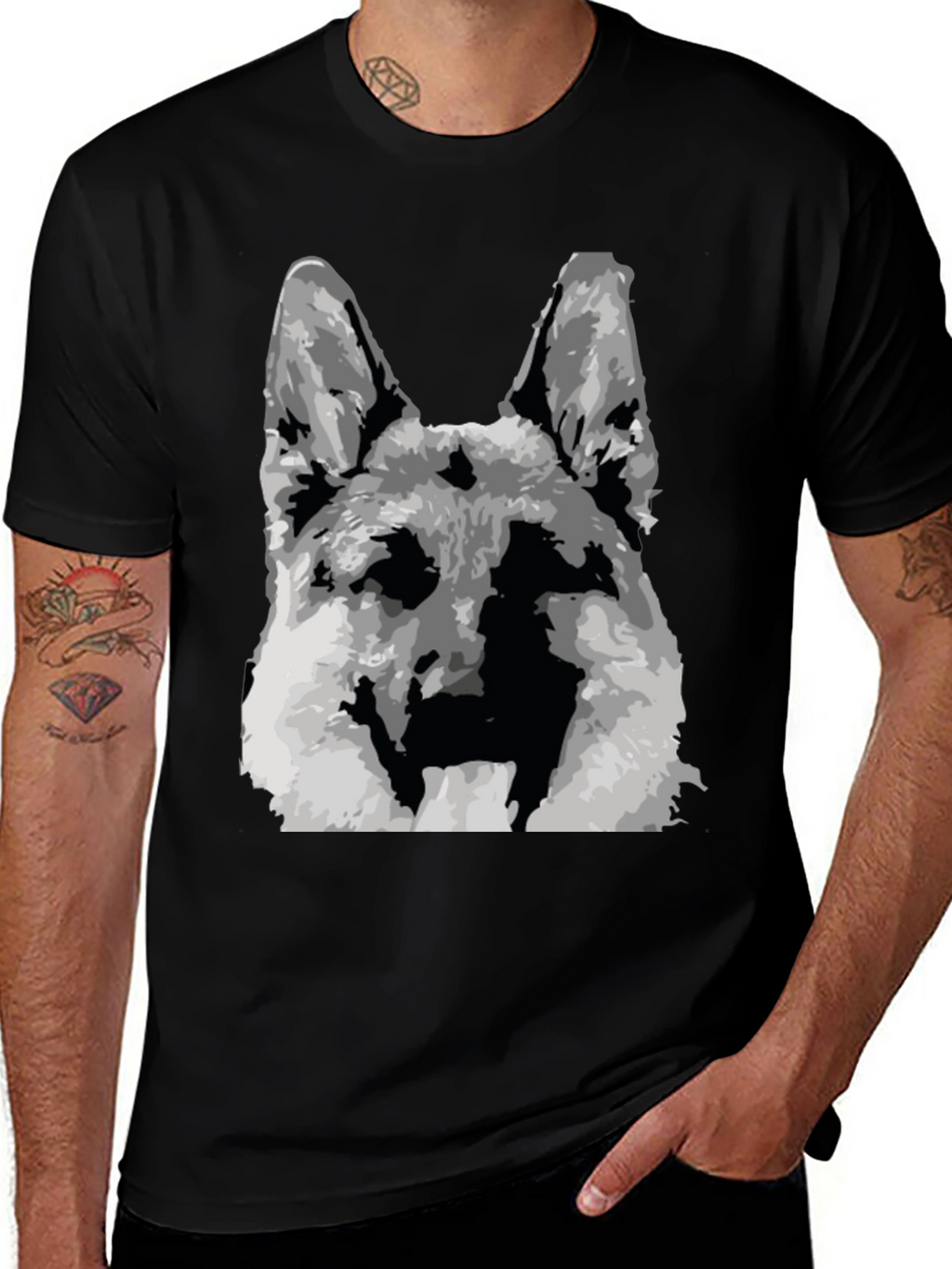 German Shepherd Dog Graphic Tee