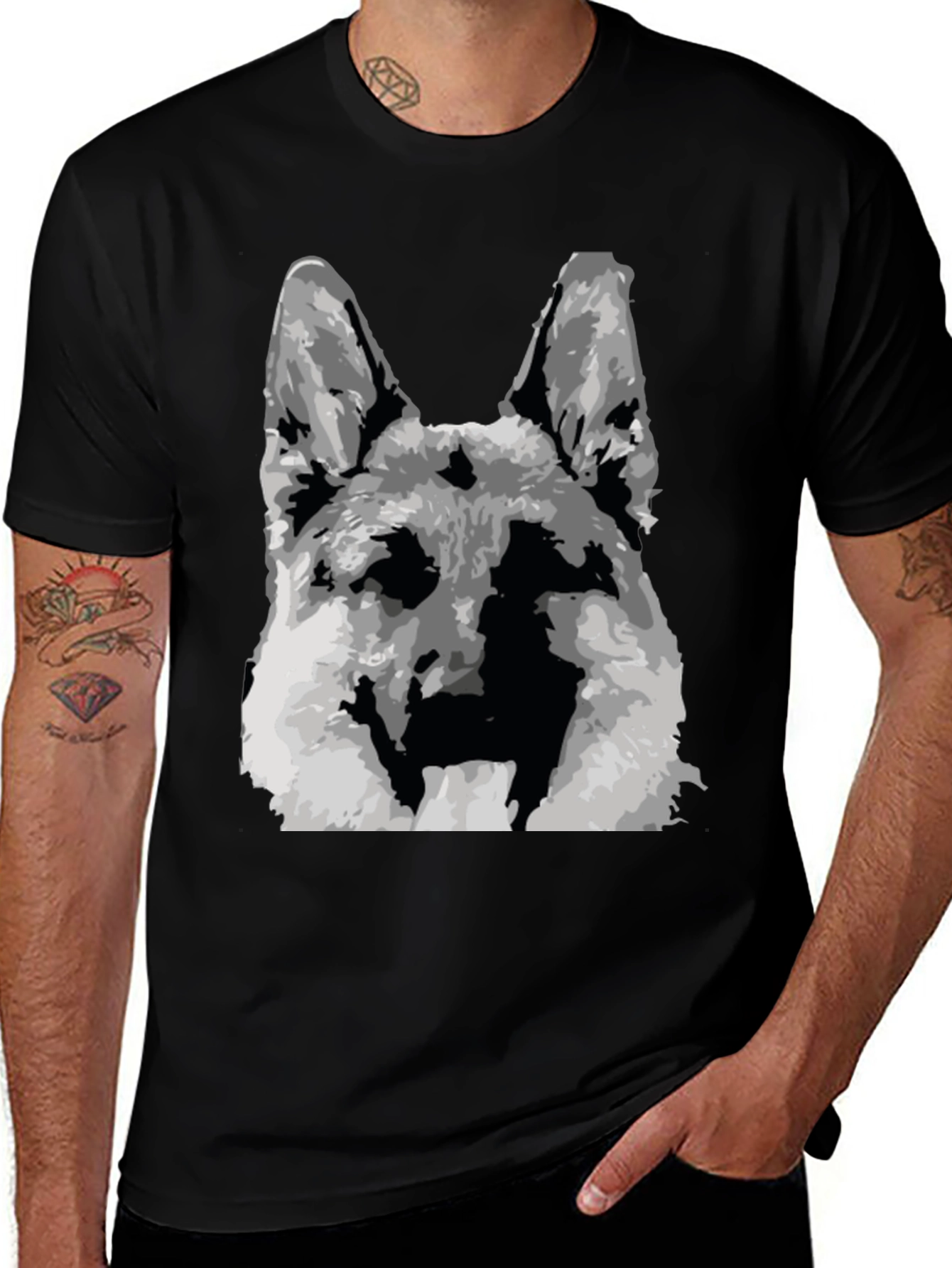 German Shepherd Dog Graphic Tee