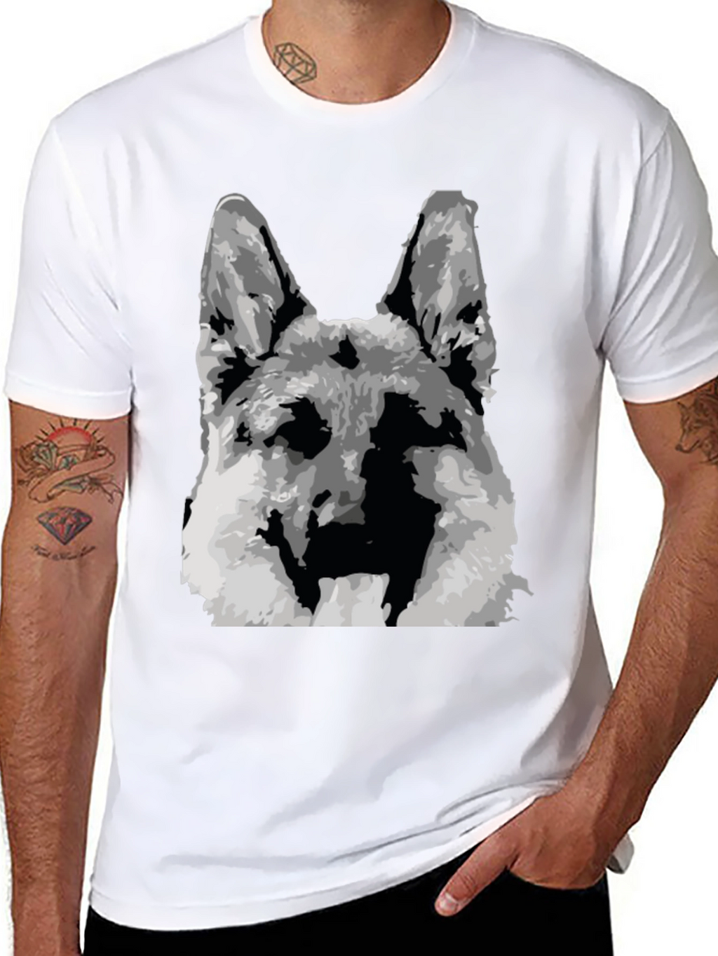 German Shepherd Dog Graphic Tee