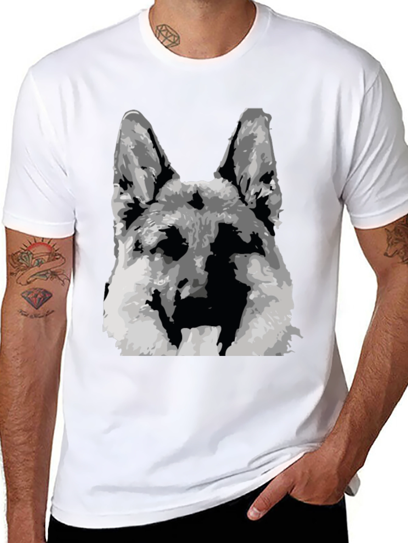 German Shepherd Dog Graphic Tee