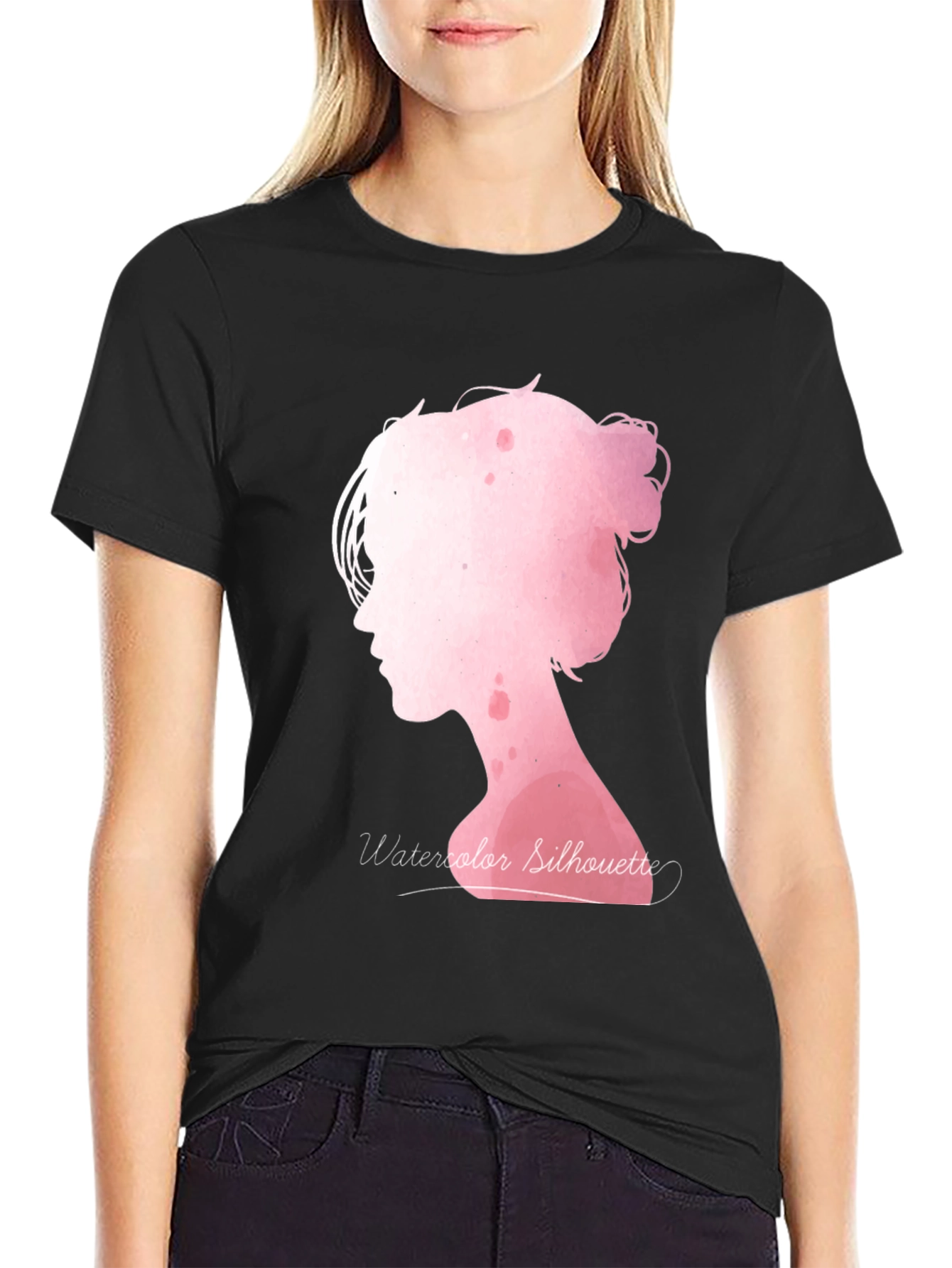 Watercolor Silhouette T-Shirt
