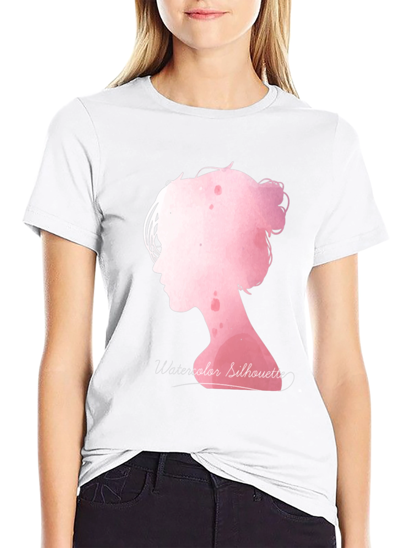 Watercolor Silhouette T-Shirt