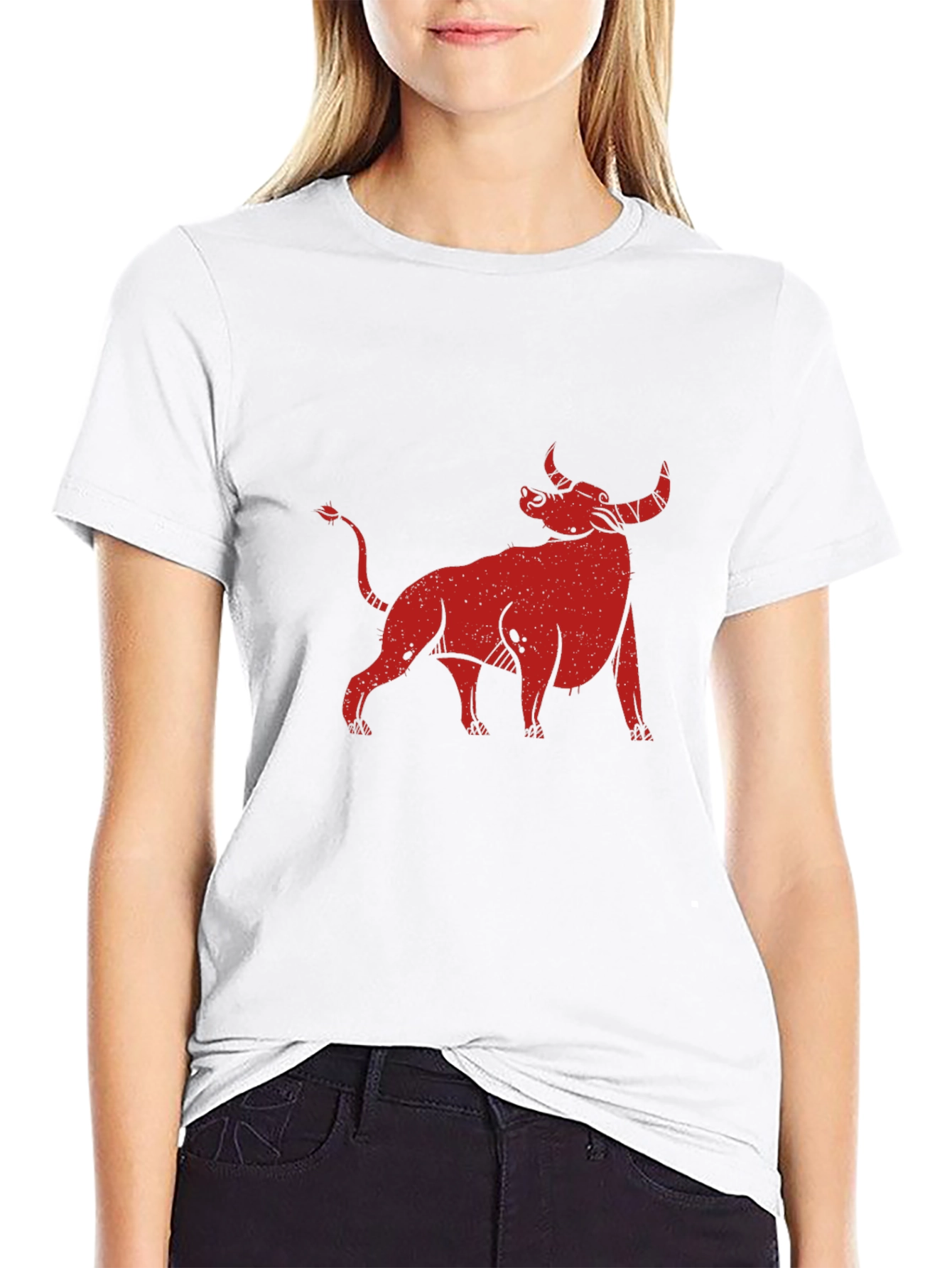 Red Bull Graphic Black Tee - Zodiac Taurus Style
