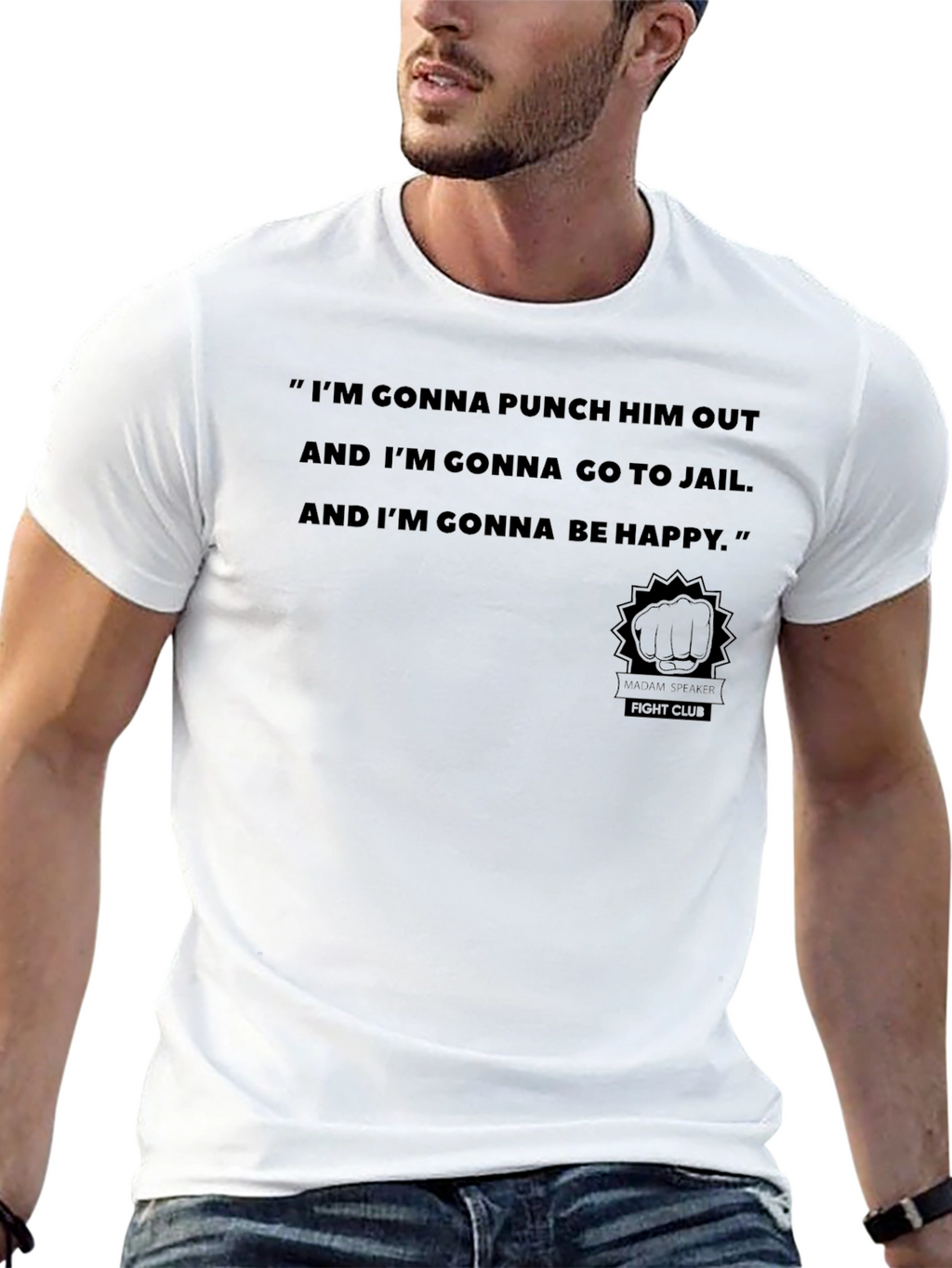 Fight Club Quote Graphic T-Shirt