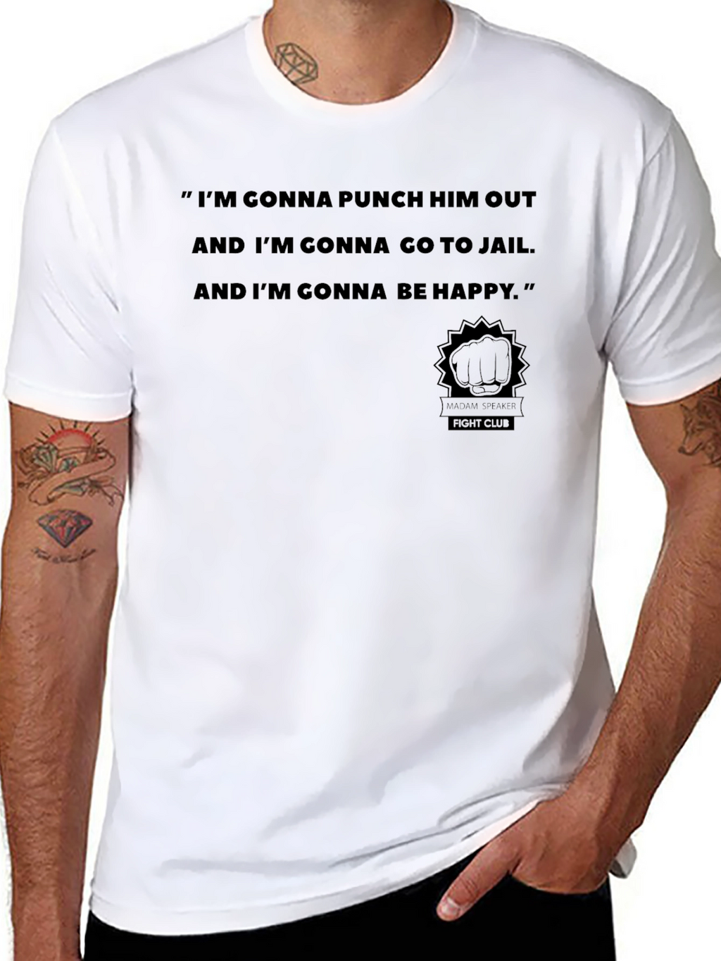 Fight Club Quote Graphic T-Shirt