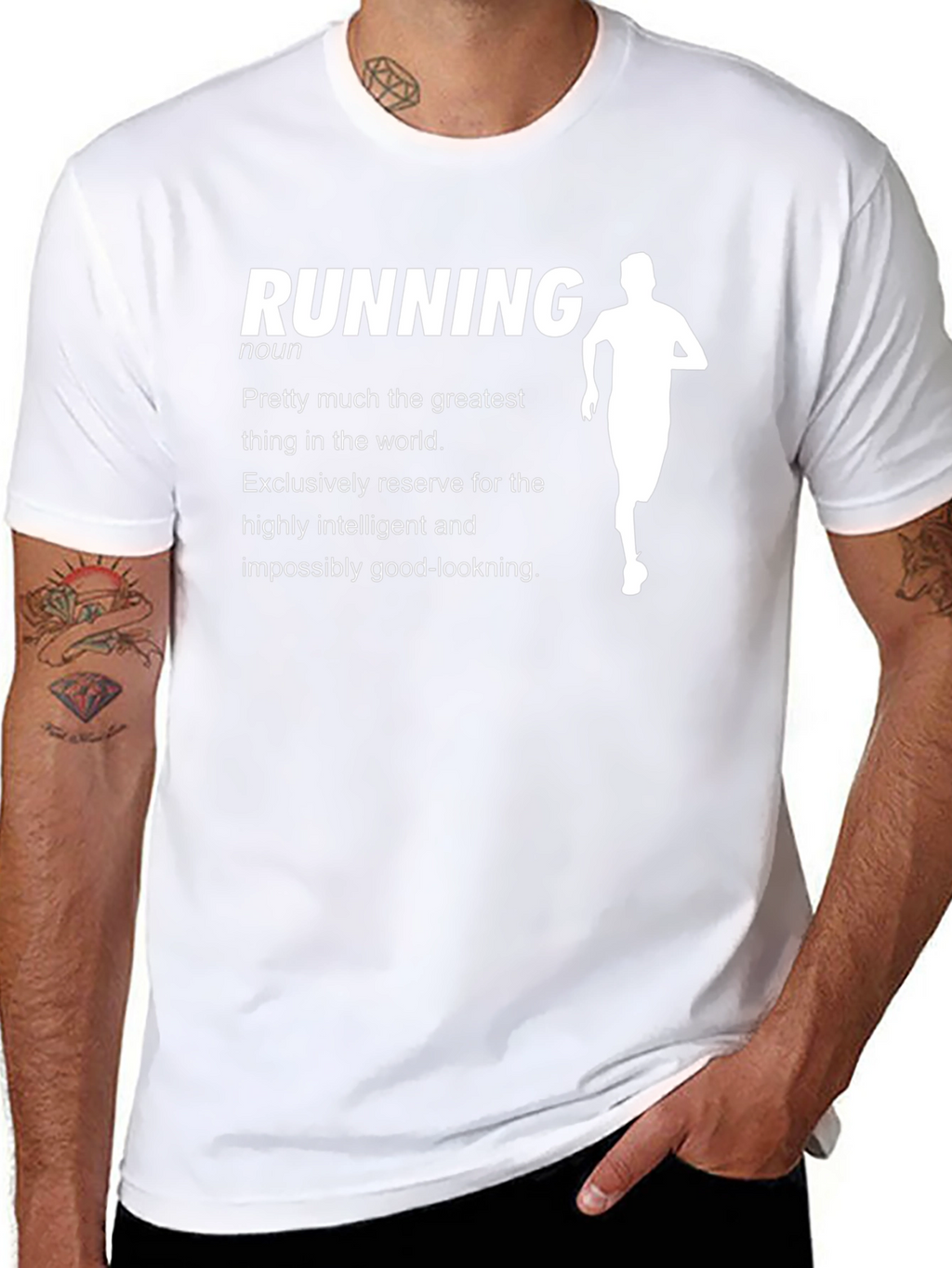 Running Definition Black T-Shirt - Funny Athlete Shirt