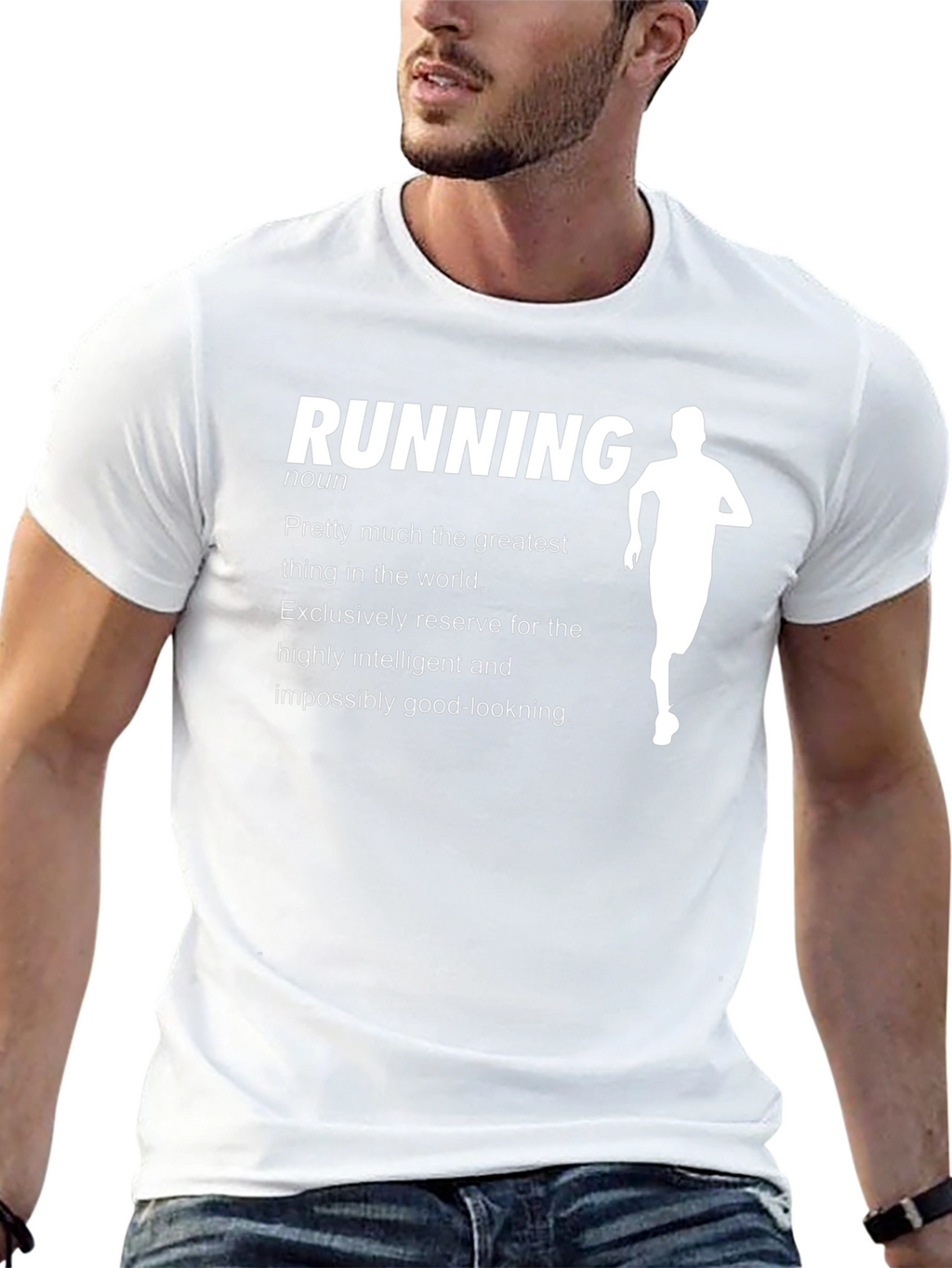Running Definition Black T-Shirt - Funny Athlete Shirt