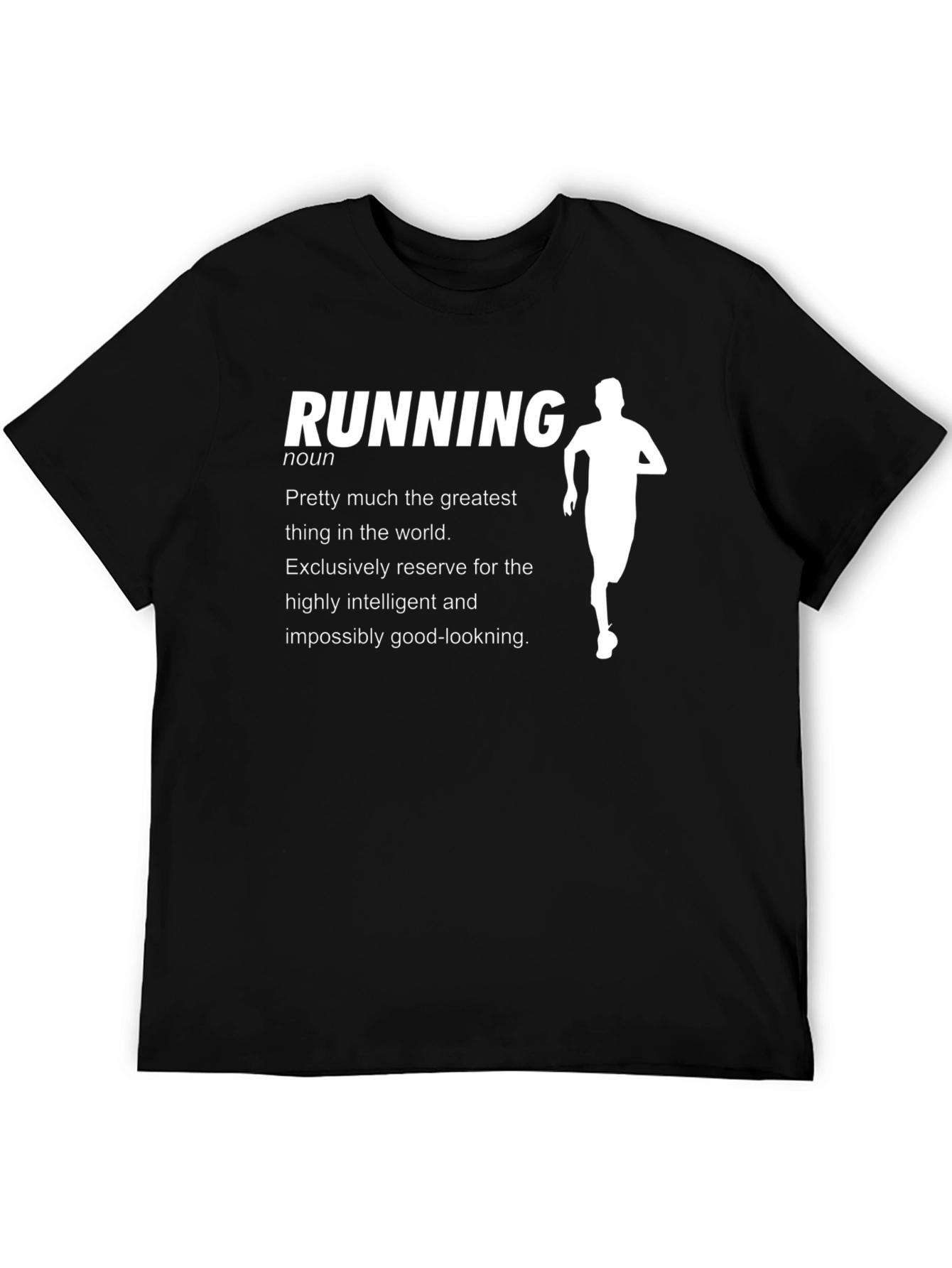 Running Definition Black T-Shirt - Funny Athlete Shirt