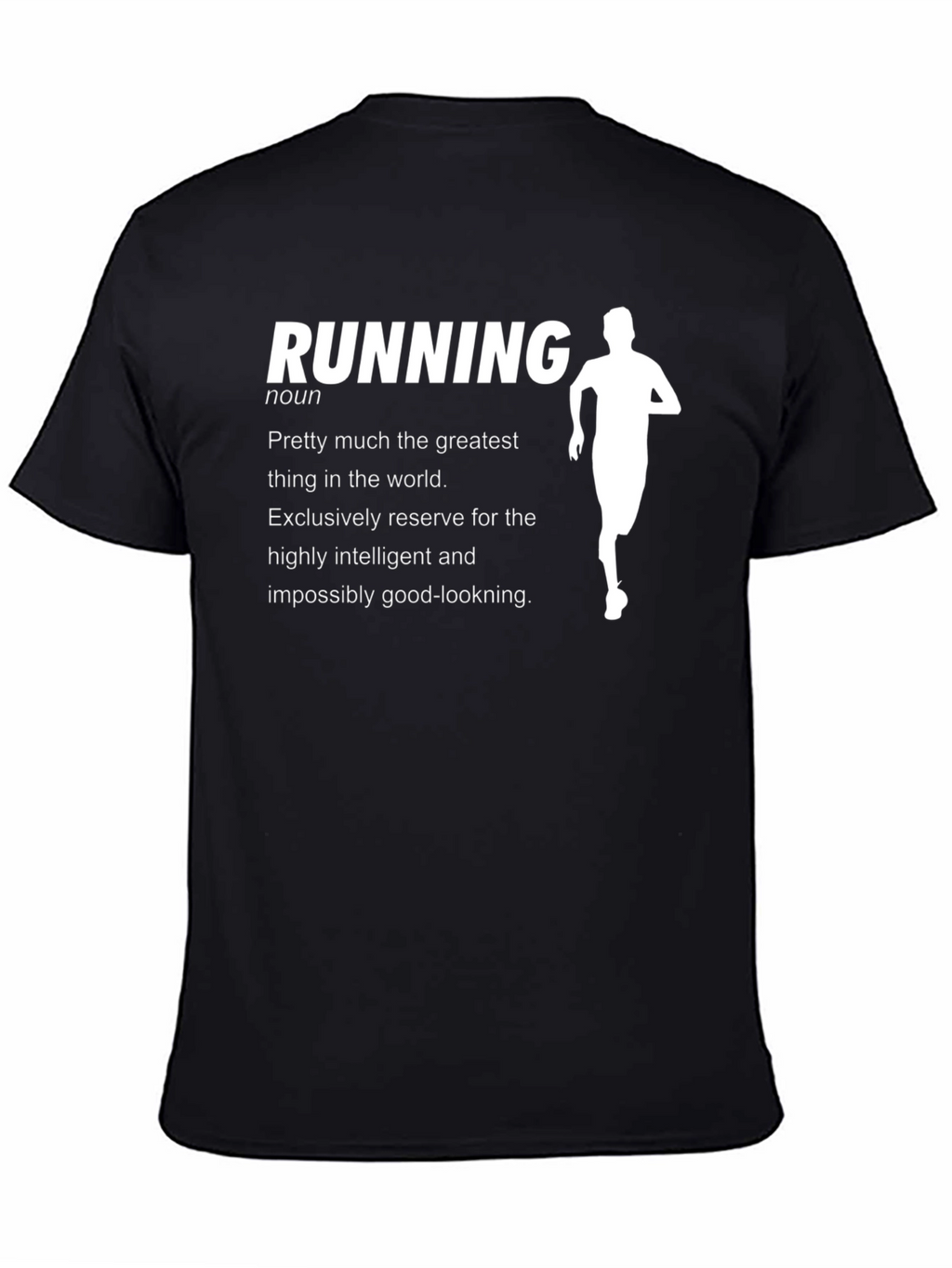 Running Definition Black T-Shirt - Funny Athlete Shirt