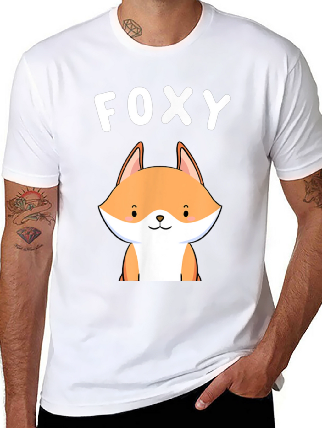 Foxy Graphic Tee - Cute Fox Design