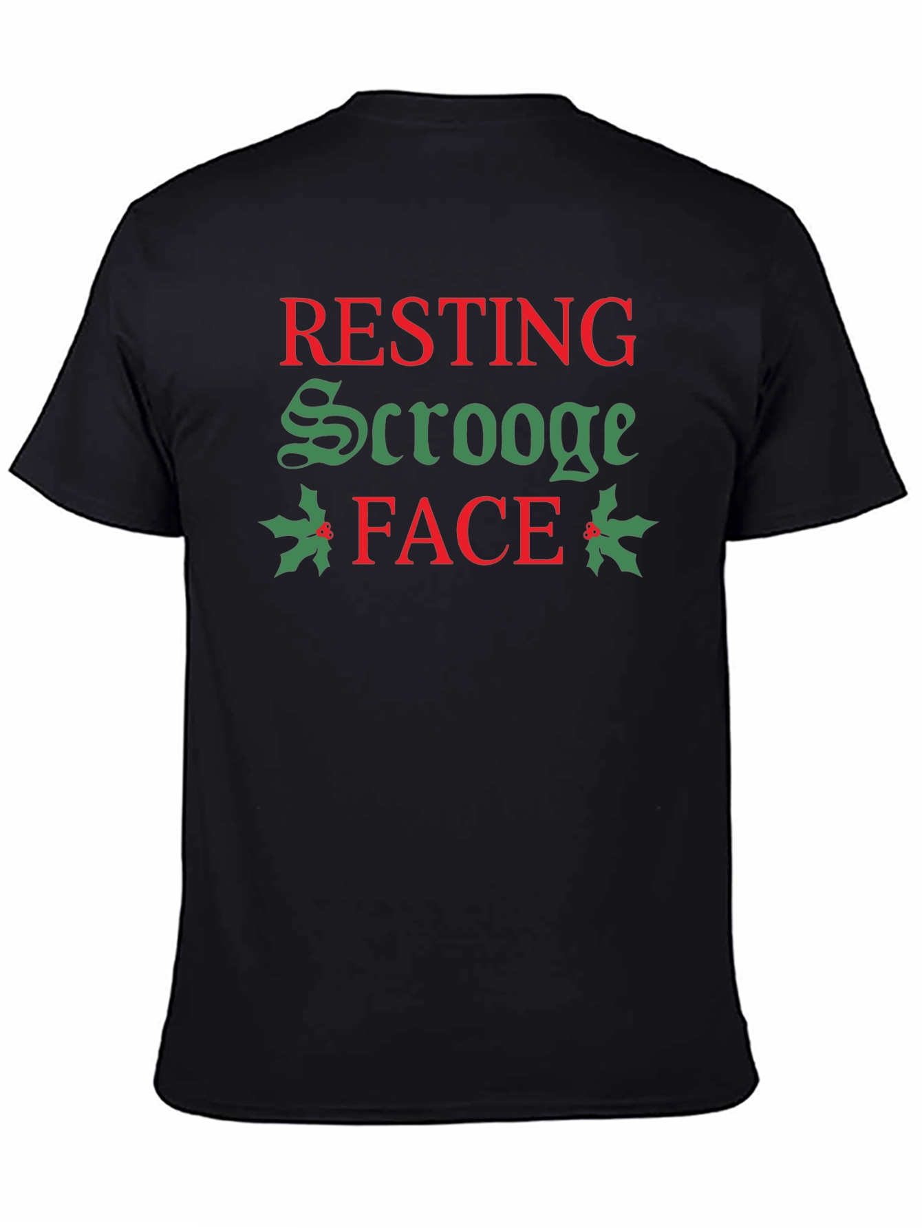 Resting Scrooge Face Christmas Holiday T-Shirt