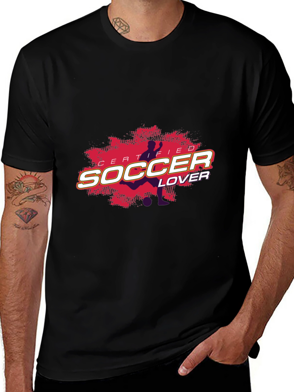 Certified Soccer Lover Graphic T-Shirt