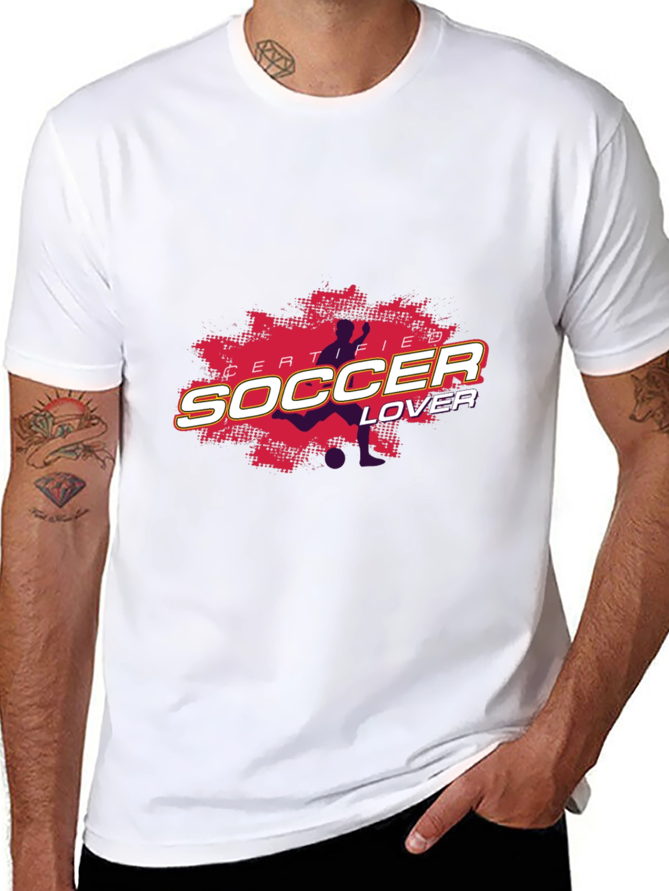 Certified Soccer Lover Graphic T-Shirt